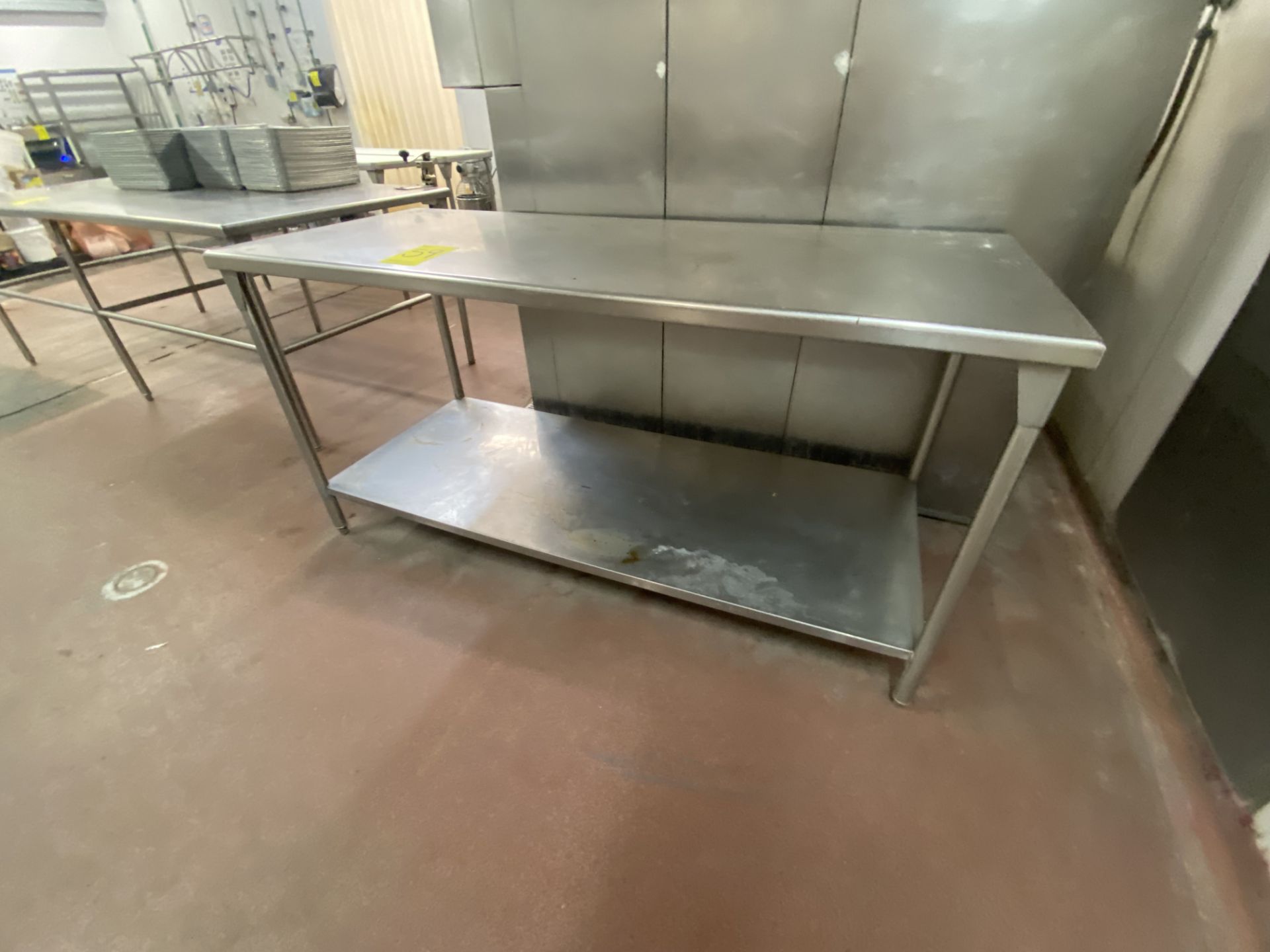 1 Stainless steel work table measures 1.80 x 0.75 x 0.90 mts - Image 7 of 12