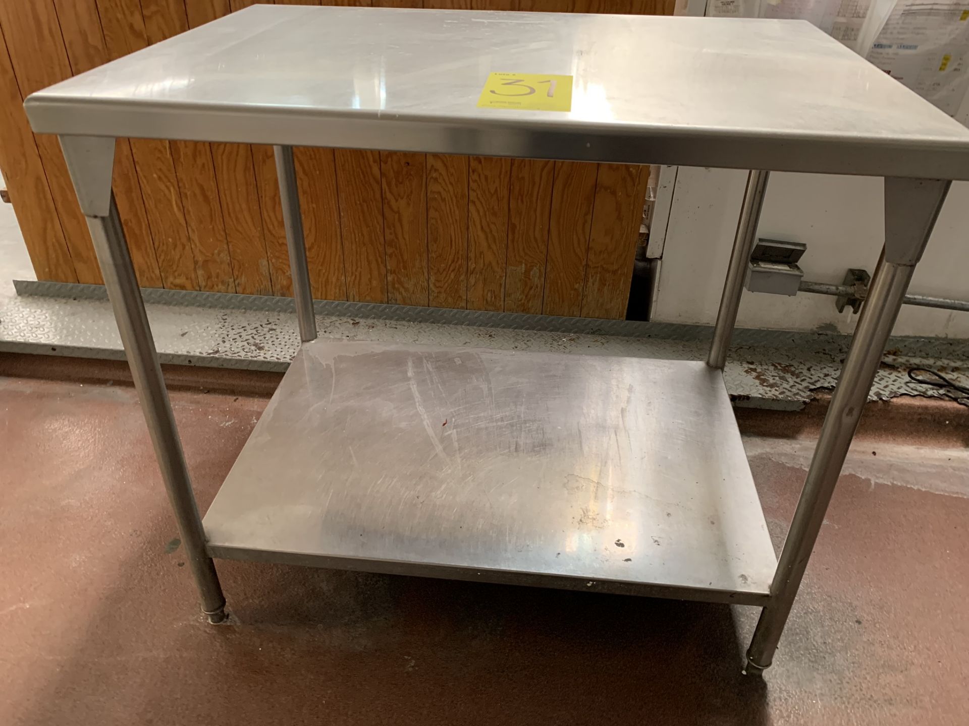 1 Stainless steel work table measures 1.00 x 0.70 x 0.90 mts - Image 4 of 6