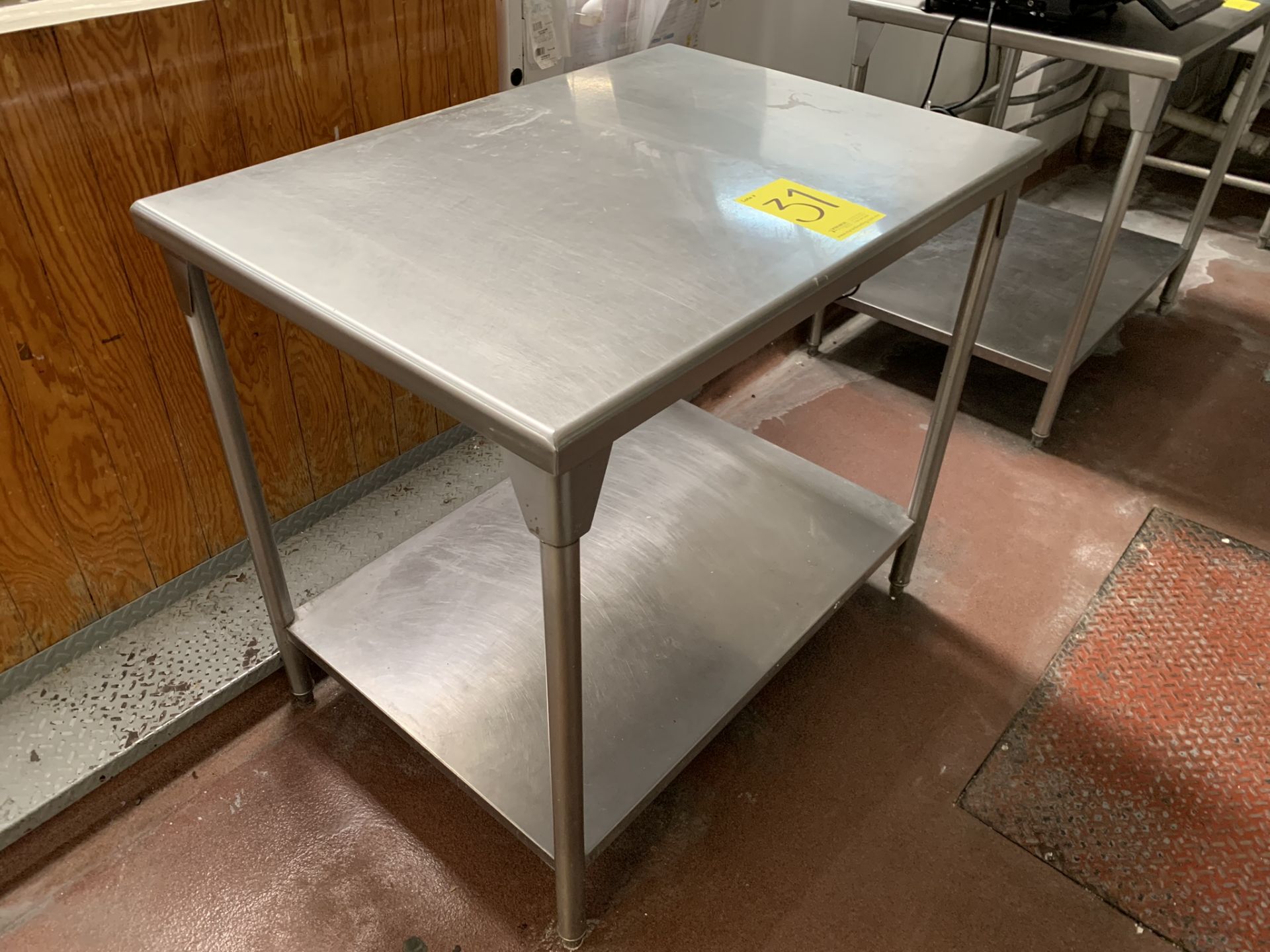 1 Stainless steel work table measures 1.00 x 0.70 x 0.90 mts - Image 3 of 6