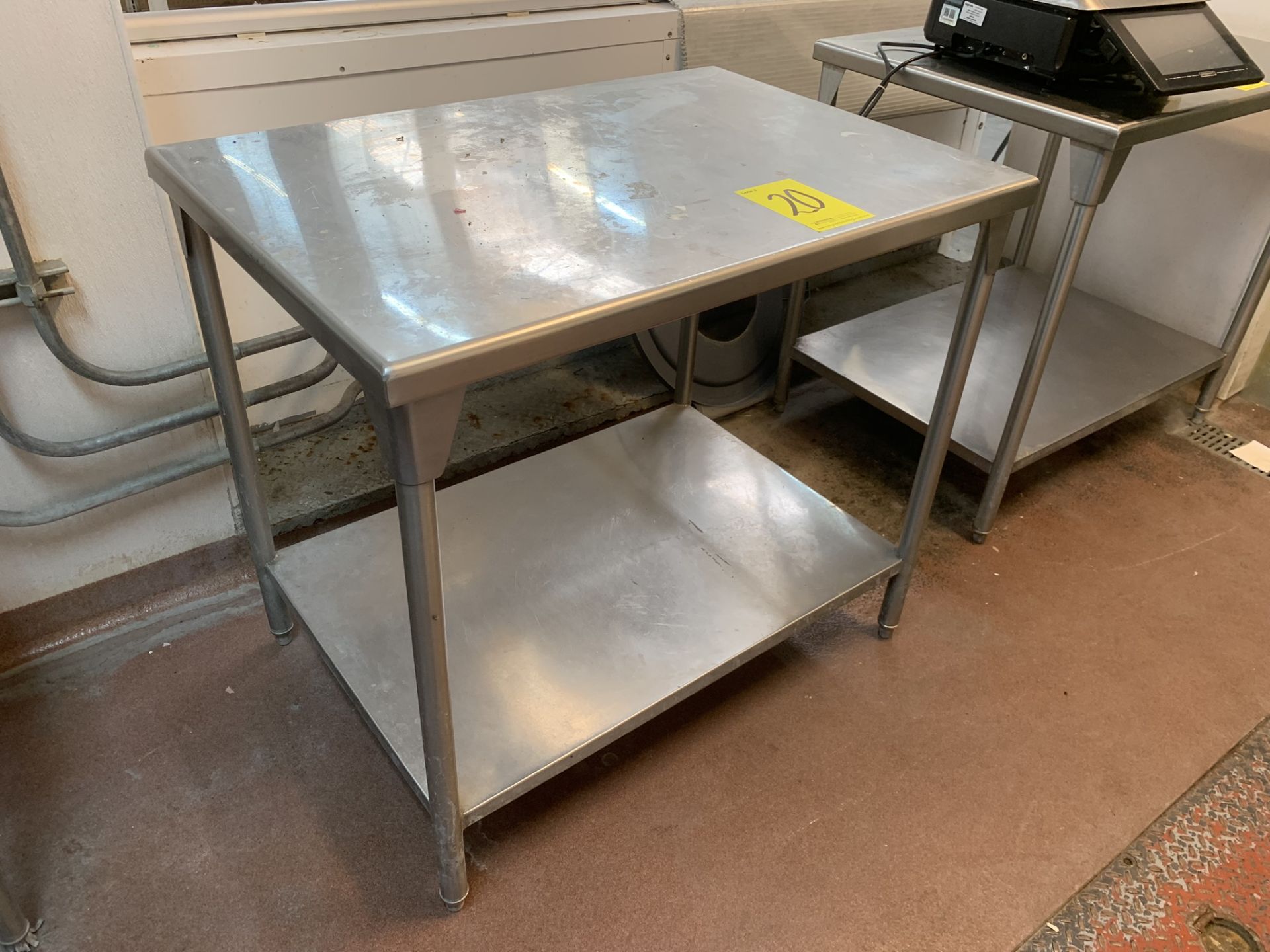 1 Stainless steel work table measures 1.00 x 0.70 x 0.90 mts - Image 4 of 11