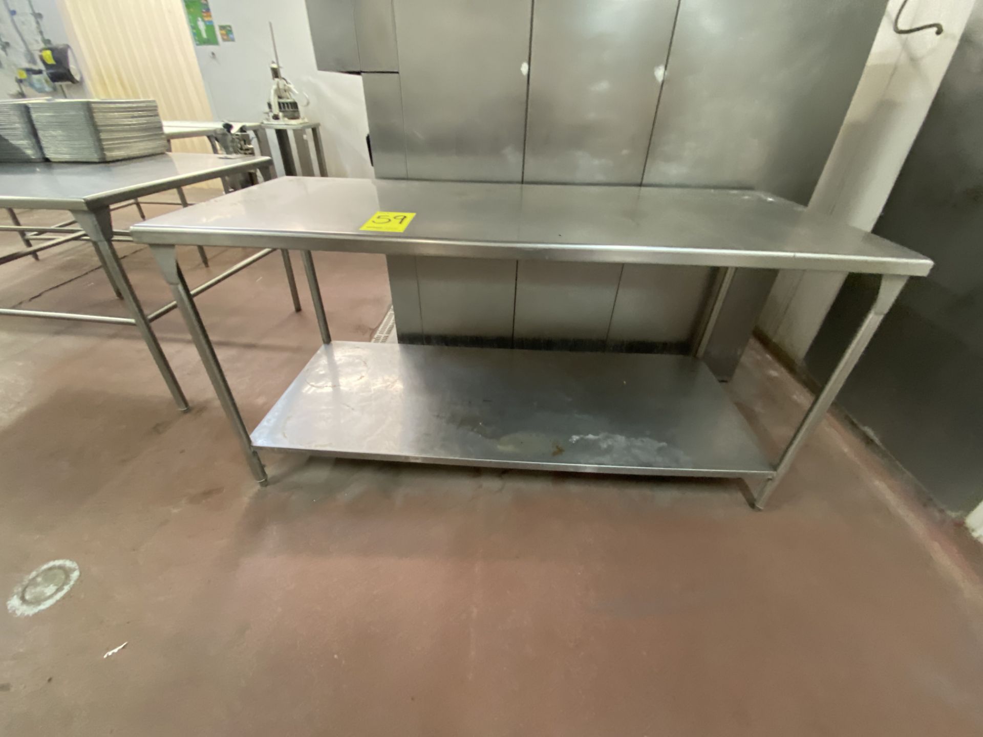 1 Stainless steel work table measures 1.80 x 0.75 x 0.90 mts - Image 8 of 12