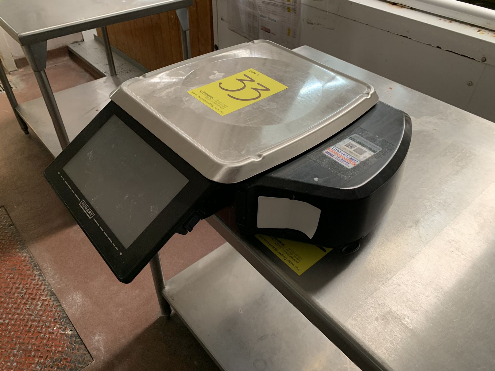 1 Hobart labeling scale, model HTS, SERIES 45-1235-579, 120/208-240 V, 60 HZ - Image 2 of 8