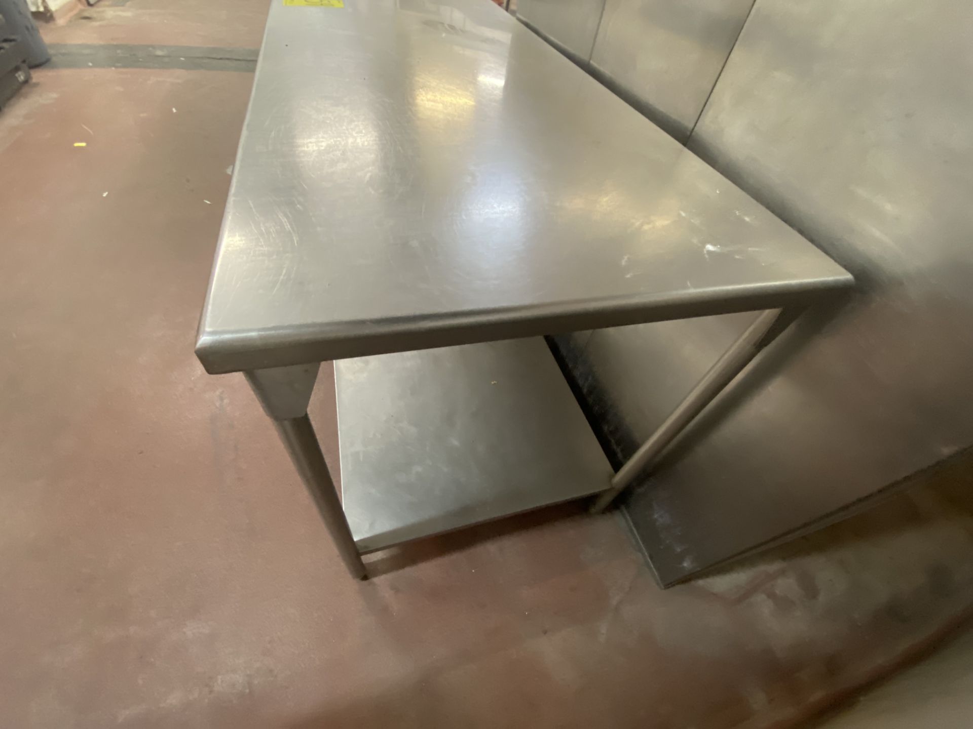 1 Stainless steel work table measures 1.80 x 0.75 x 0.90 mts - Image 6 of 12