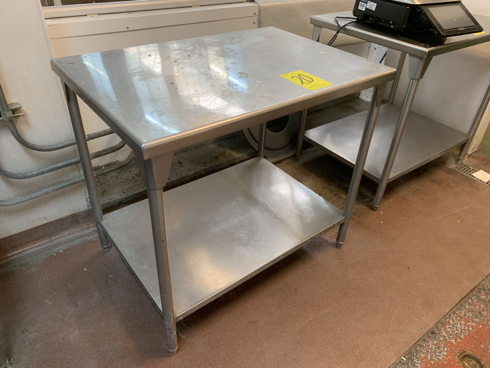 1 Stainless steel work table measures 1.00 x 0.70 x 0.90 mts - Image 3 of 11