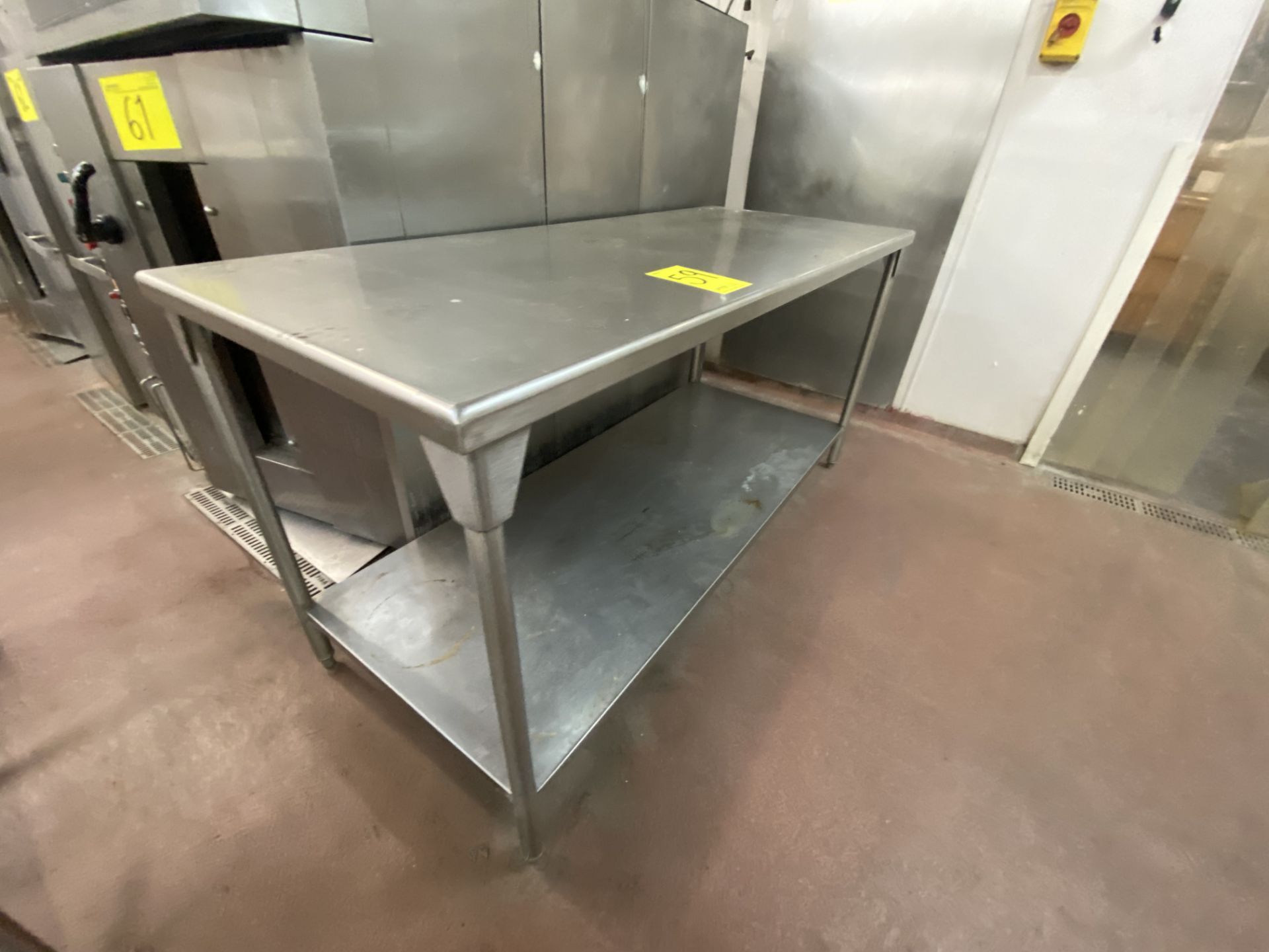 1 Stainless steel work table measures 1.80 x 0.75 x 0.90 mts - Image 9 of 12