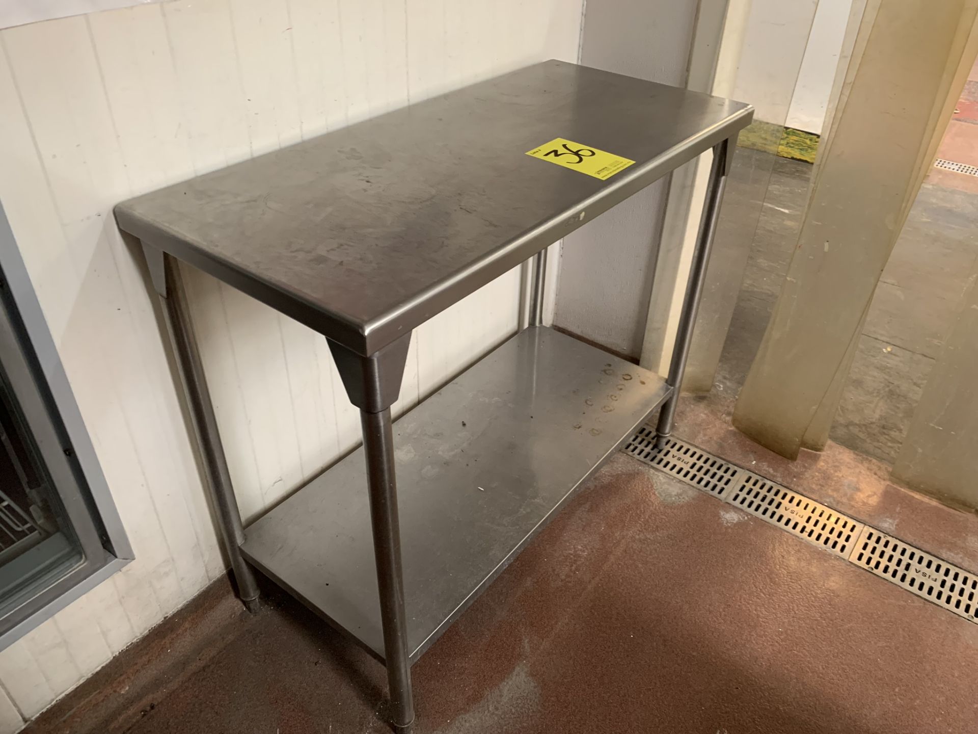 1 Stainless steel work table measures 1.10 x 0.50 x 0.90 mts - Image 2 of 6