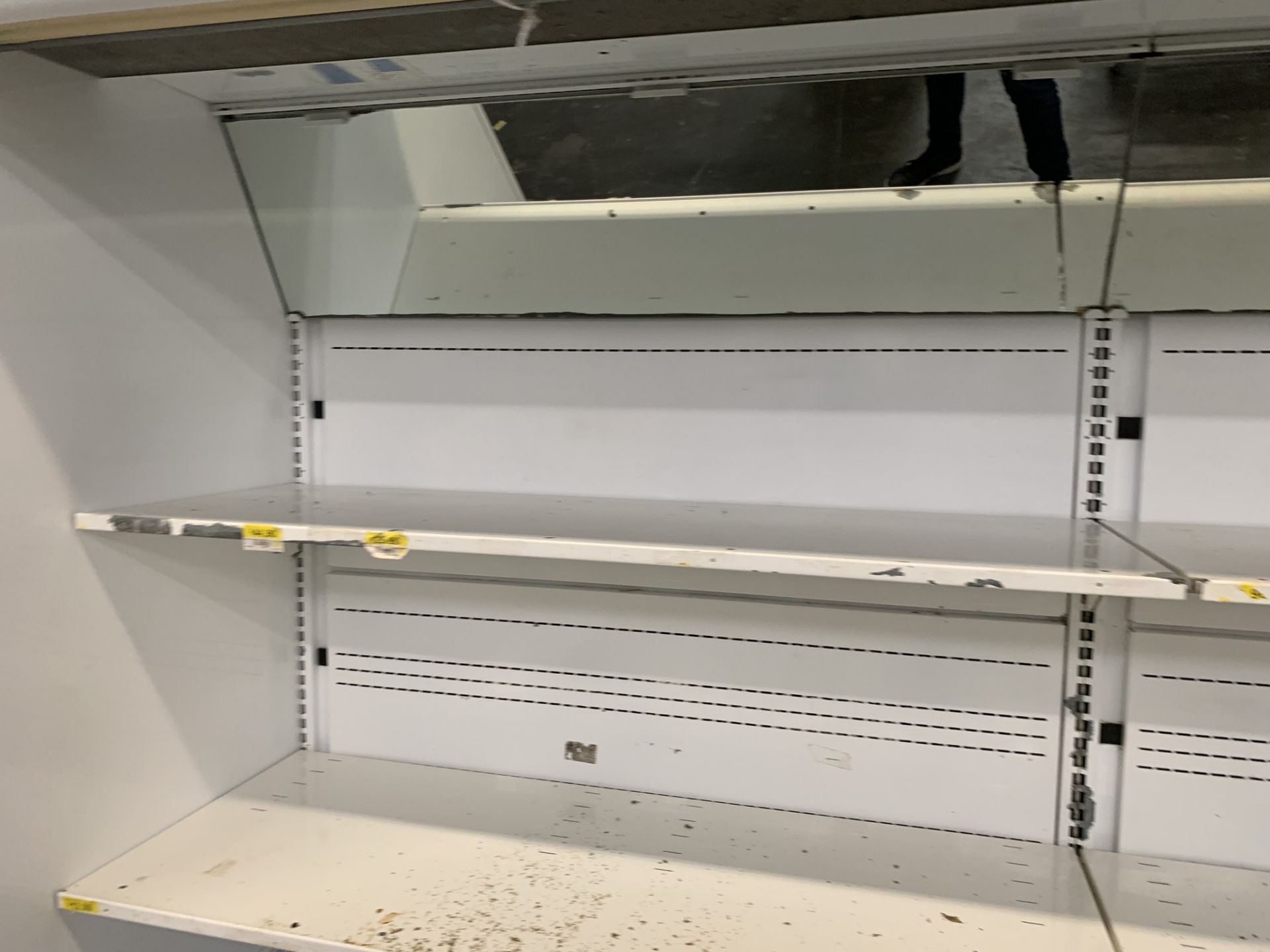 Hussmann refrigerated display case with 1 section, measures 2.50 x 1.03 x 2.09 meters - Image 8 of 9