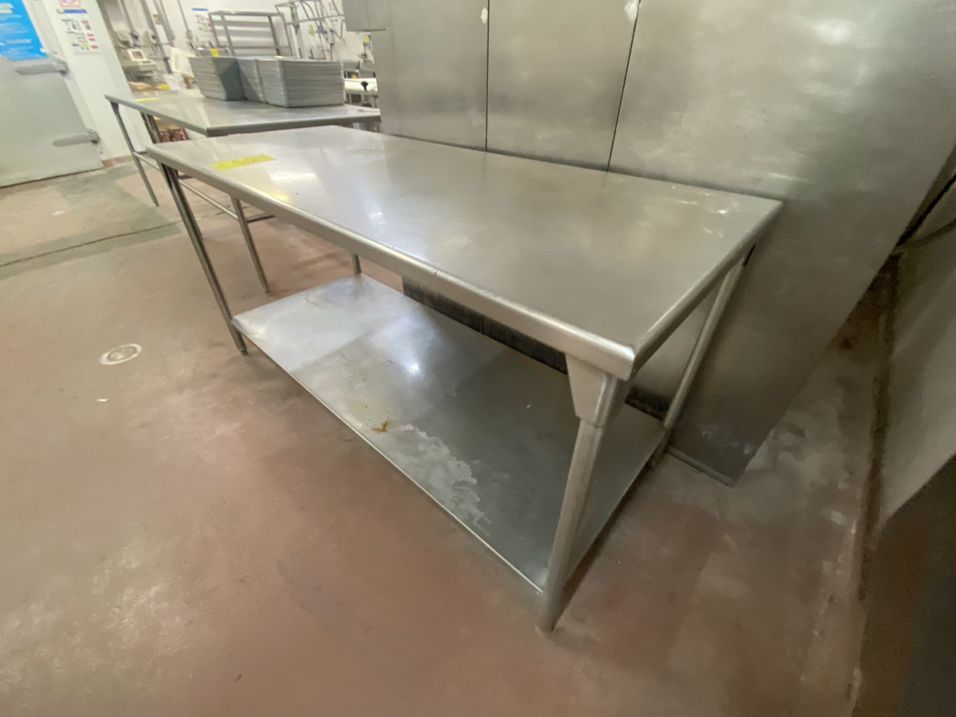 1 Stainless steel work table measures 1.80 x 0.75 x 0.90 mts - Image 5 of 12