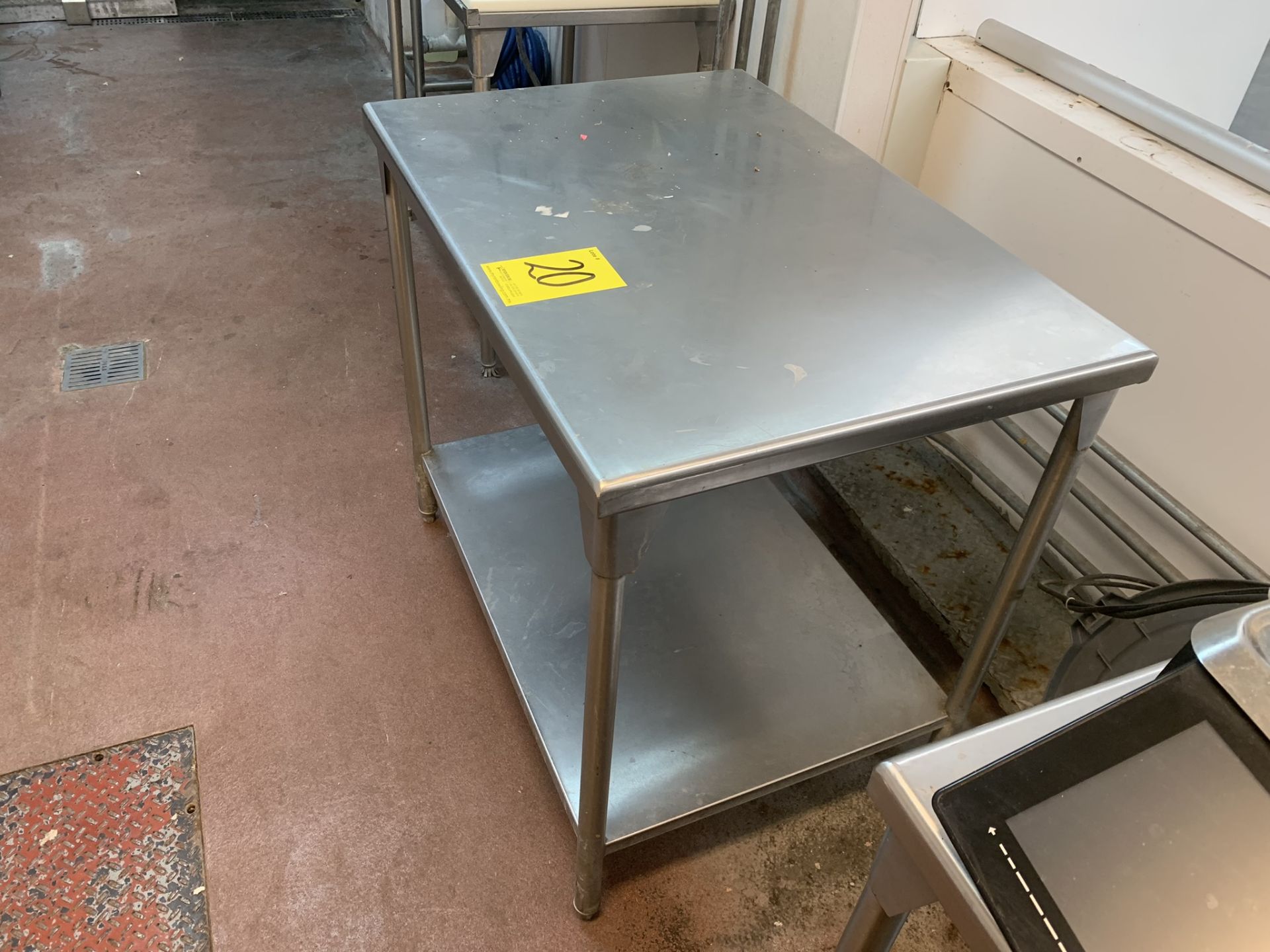 1 Stainless steel work table measures 1.00 x 0.70 x 0.90 mts - Image 8 of 11