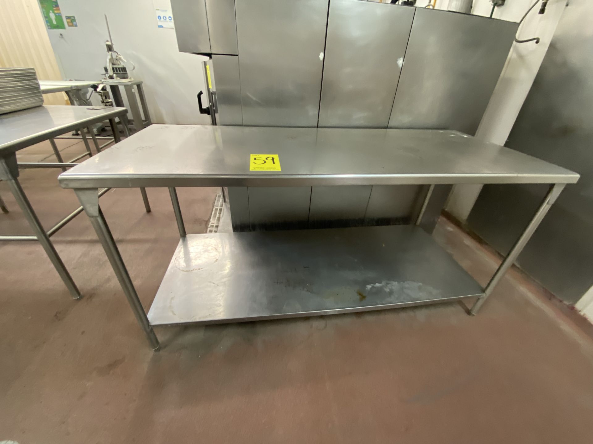 1 Stainless steel work table measures 1.80 x 0.75 x 0.90 mts - Image 11 of 12