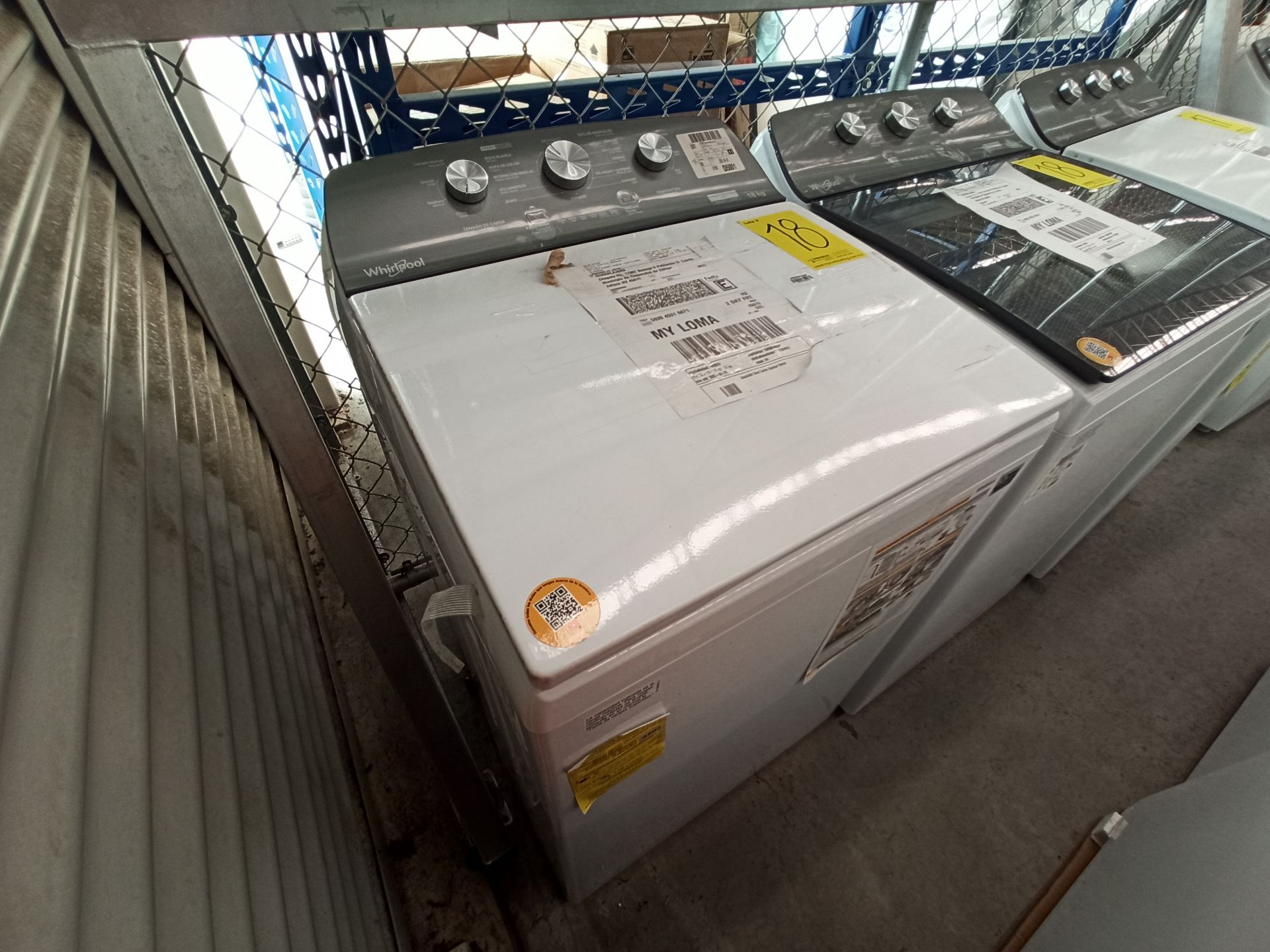 Lote de 2 Lavadoras contiene: 1 Lavadora de 18 KG Marca WHIRLPOOL, Modelo 8MWTW1823WJM0, Serie HLB1 - Image 14 of 17