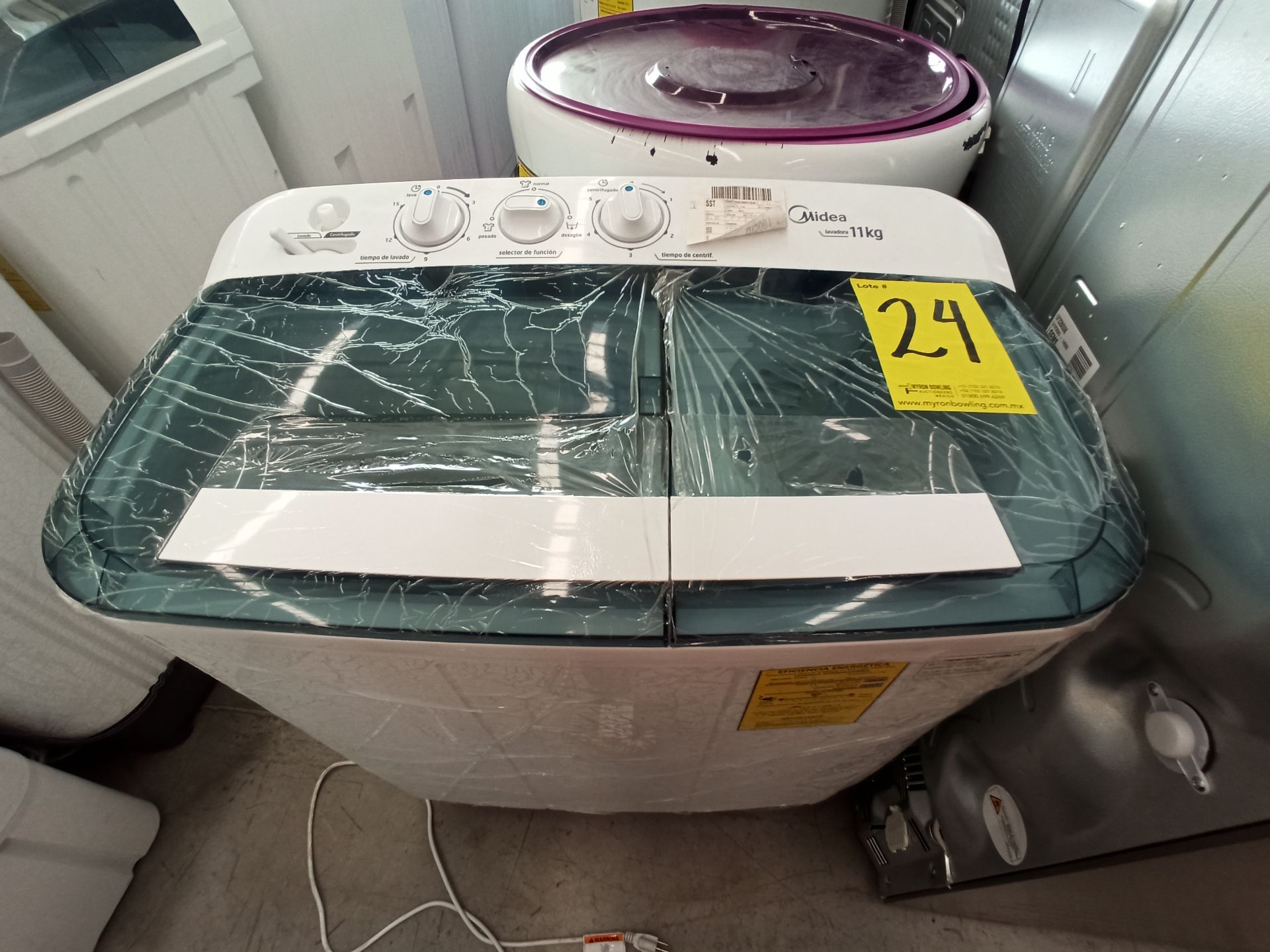 Lote de 3 lavadoras contiene: 1 Lavadora de 16 KG Marca ATVIO, Modelo ATWTT161MX, Serie N/D, Color - Image 10 of 27