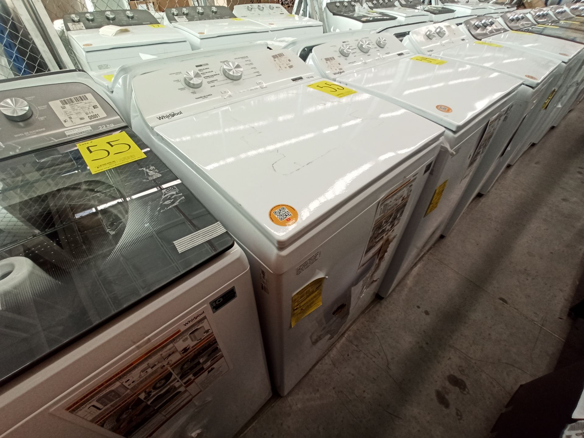 Lote de 2 lavadoras contiene: 1 Lavadora de 22 KG Marca WHIRLPOOL, Modelo 8MWTW2224JWM0, Serie HLB0 - Image 6 of 17