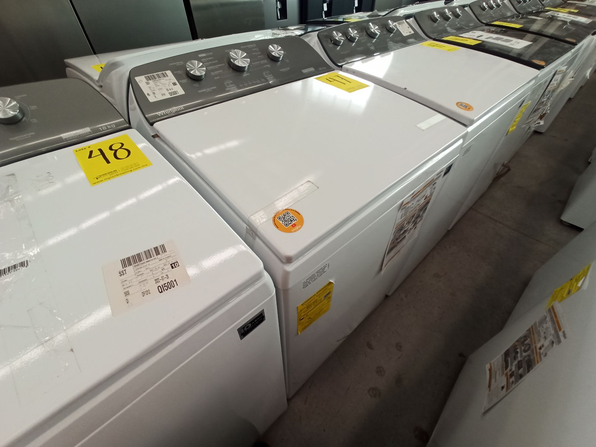 Lote de 2 lavadoras contiene: 1 Lavadora de 20 KG Marca WHIRLPOOL, Modelo 8MWTW2024MJM0, Serie HLB3 - Image 14 of 18