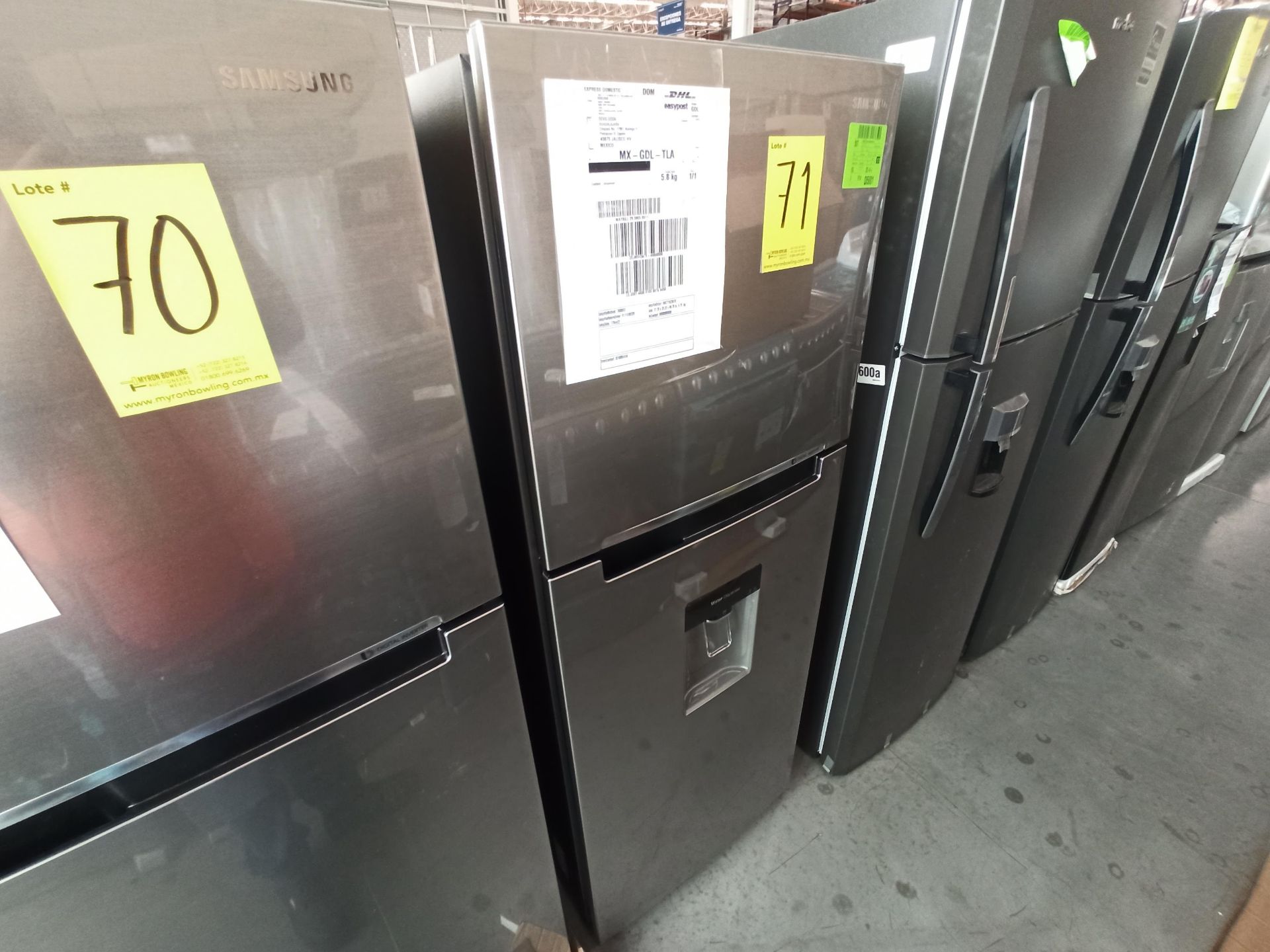 1 Refrigerador con dispensador de agua Marca SAMSUNG, Modelo RT29A5710S8, Serie 00556A, Color GRIS, - Image 6 of 9