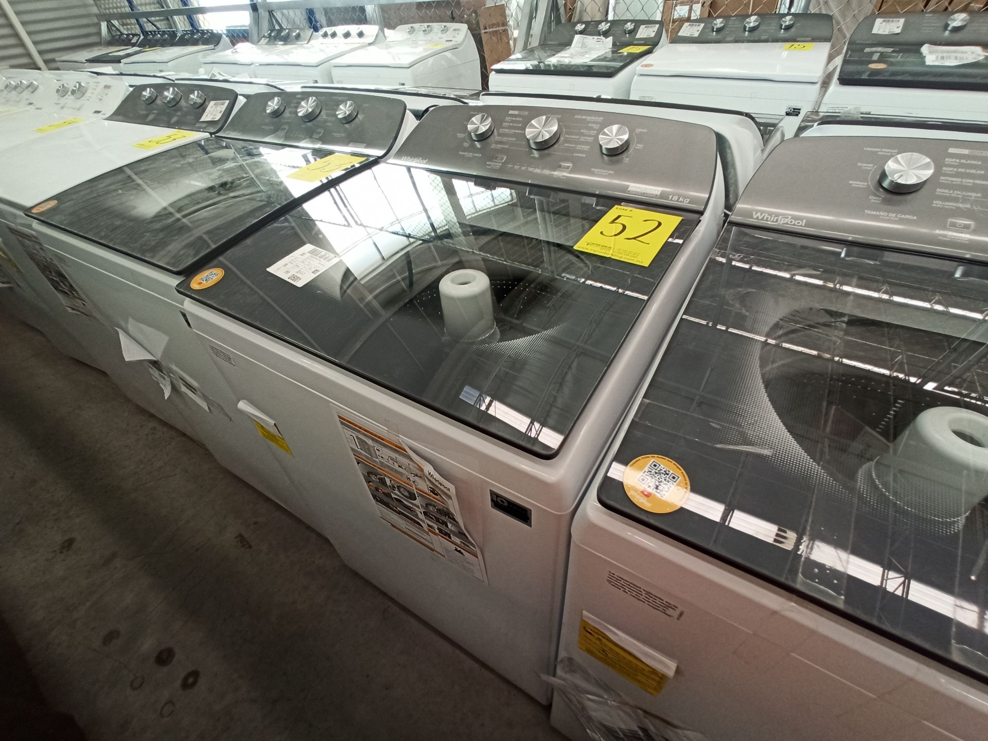 Lote de 2 lavadoras contiene: 1 Lavadora de 18 KG Marca WHIRLPOOL, Modelo 8MWTW1823WJM0, Serie HLB1 - Image 14 of 18