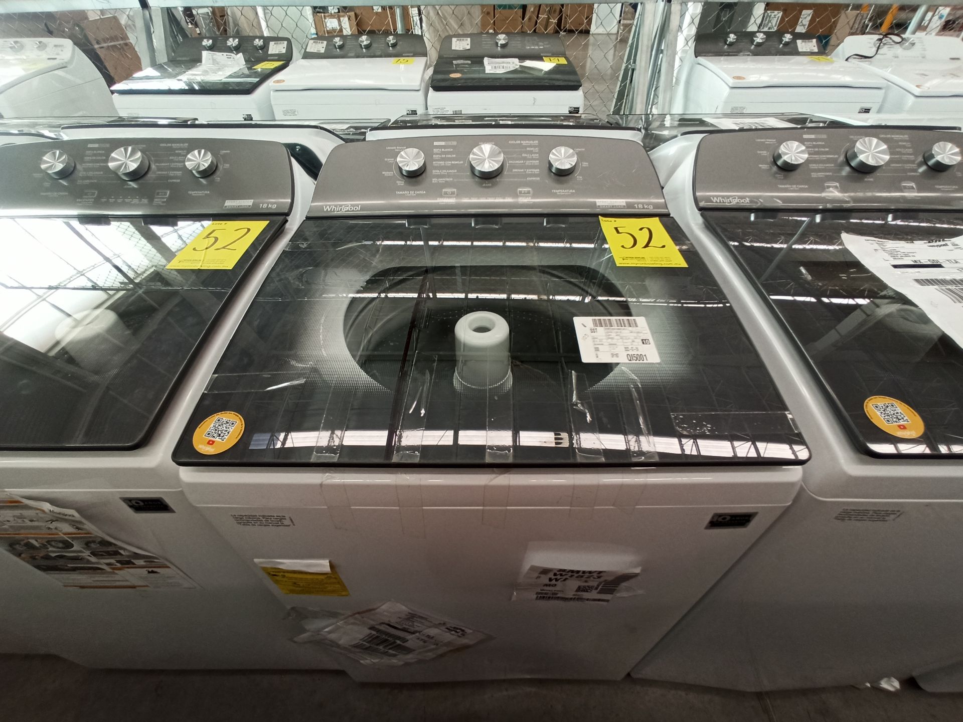 Lote de 2 lavadoras contiene: 1 Lavadora de 18 KG Marca WHIRLPOOL, Modelo 8MWTW1823WJM0, Serie HLB1 - Image 3 of 18