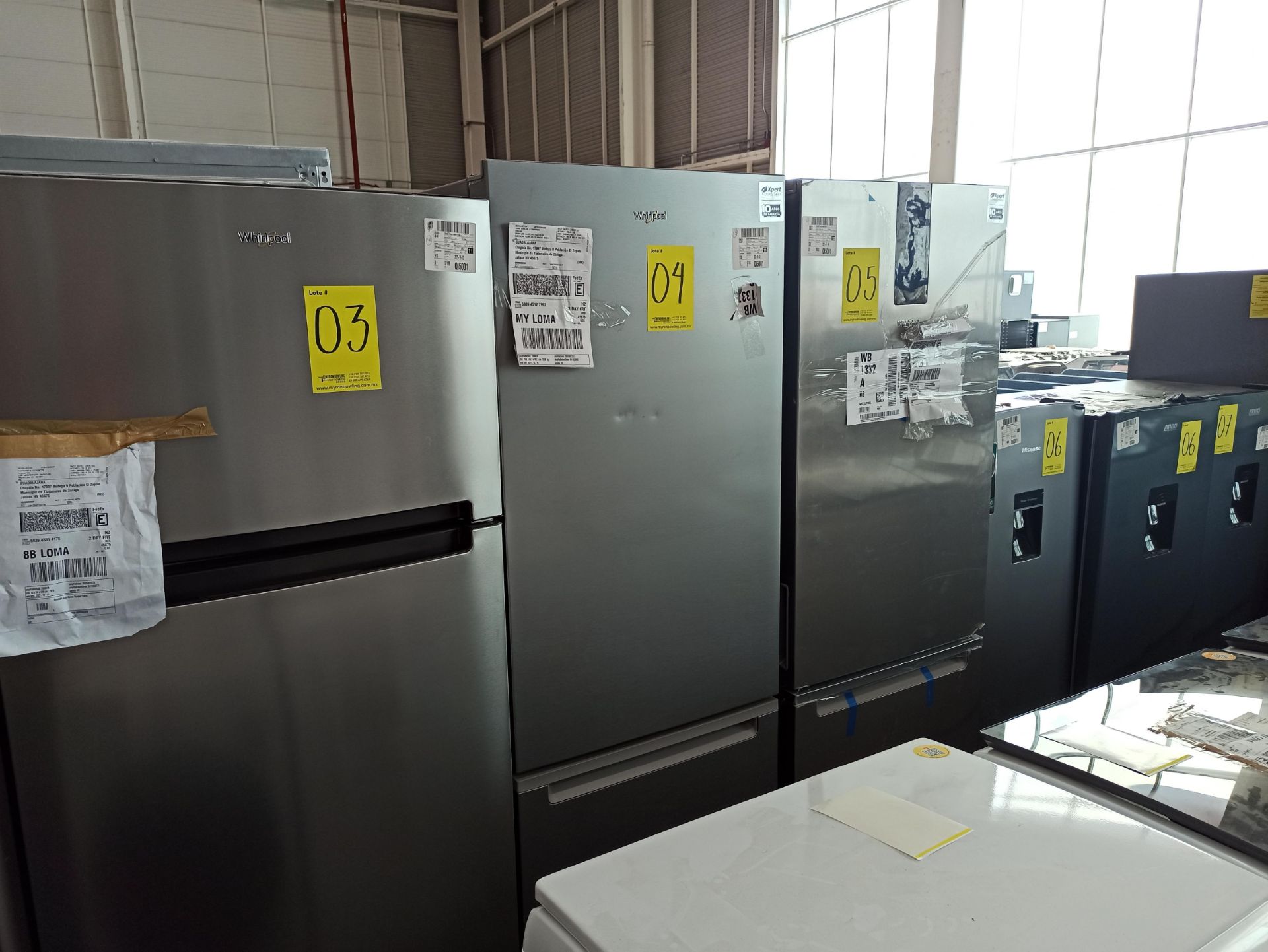 1 Refrigerador Marca WHIRLPOOL, Modelo WB133D, Serie VSB3236462, Color GRIS, LB-217189, Favor de In - Image 6 of 9