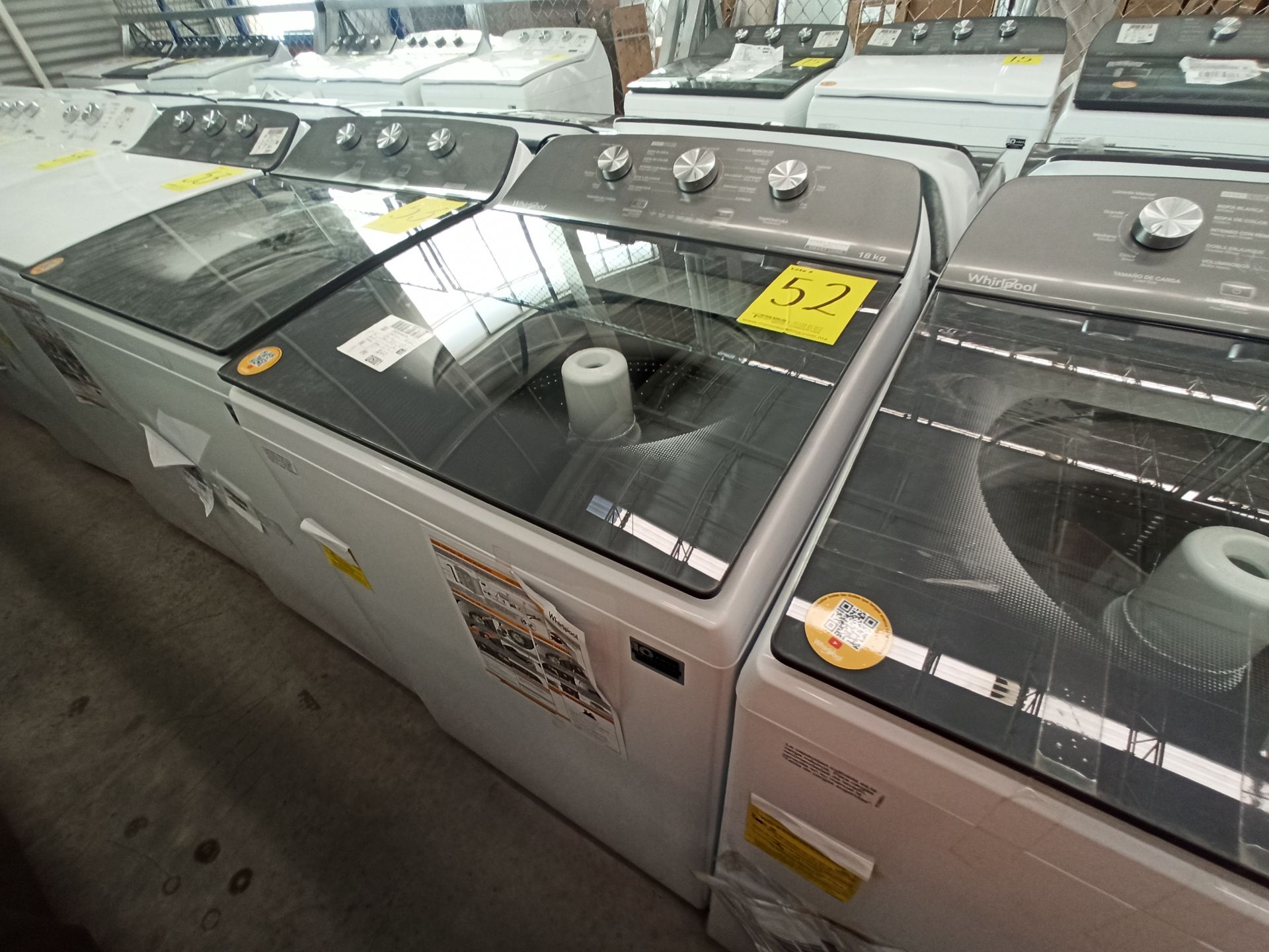 Lote de 2 lavadoras contiene: 1 Lavadora de 18 KG Marca WHIRLPOOL, Modelo 8MWTW1823WJM0, Serie HLB1 - Image 13 of 18