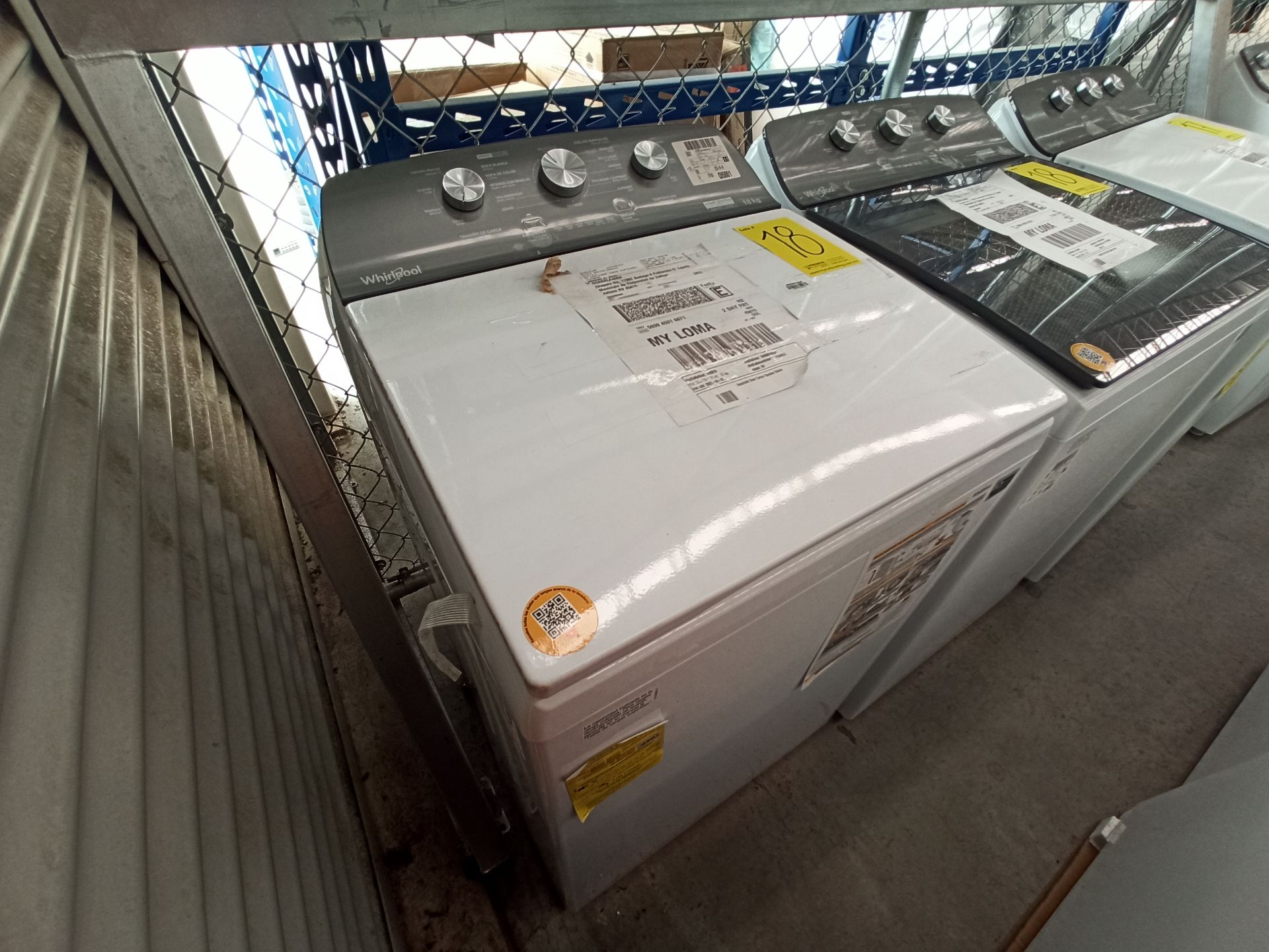 Lote de 2 Lavadoras contiene: 1 Lavadora de 18 KG Marca WHIRLPOOL, Modelo 8MWTW1823WJM0, Serie HLB1 - Image 13 of 17