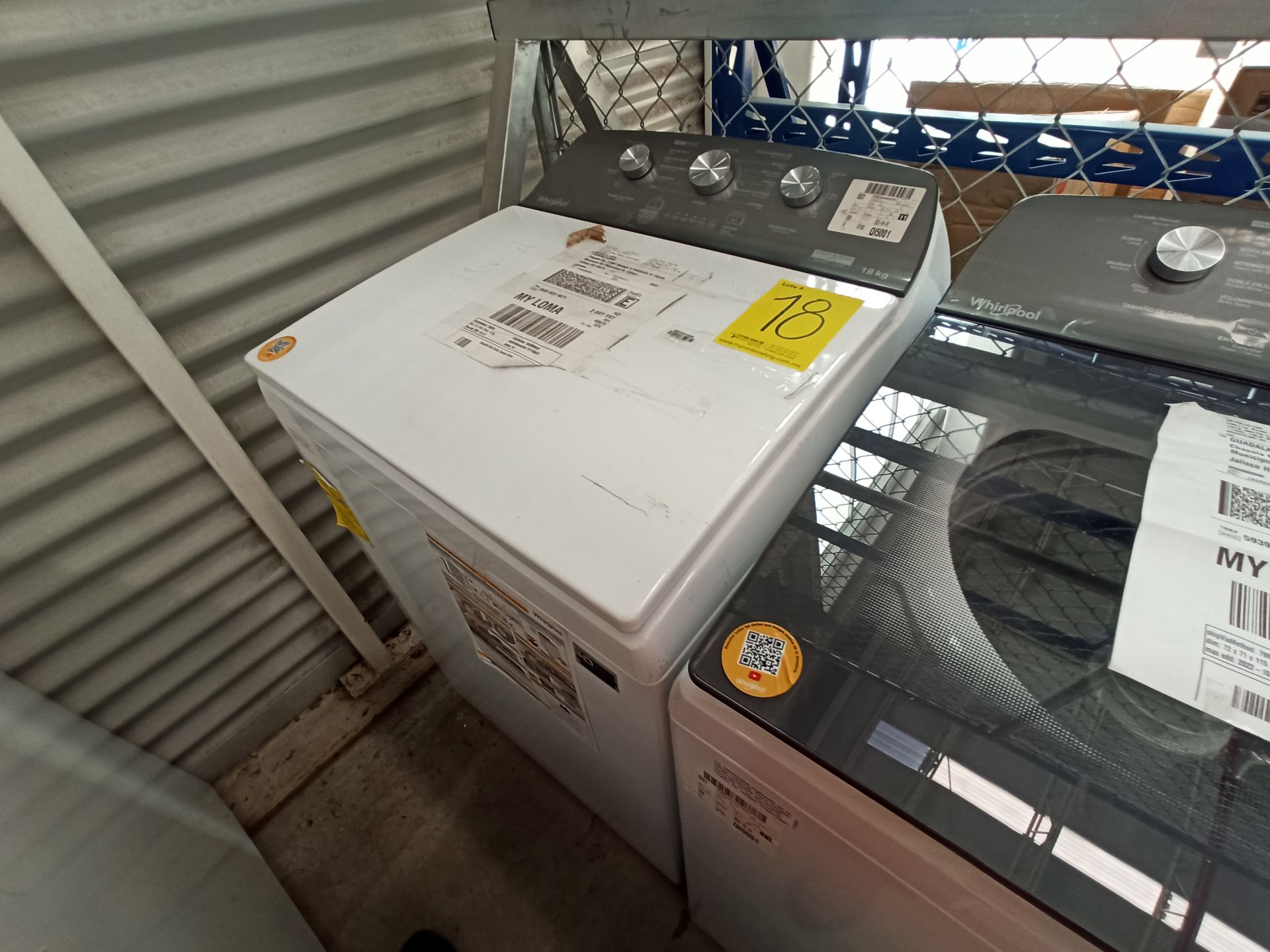 Lote de 2 Lavadoras contiene: 1 Lavadora de 18 KG Marca WHIRLPOOL, Modelo 8MWTW1823WJM0, Serie HLB1 - Image 11 of 17