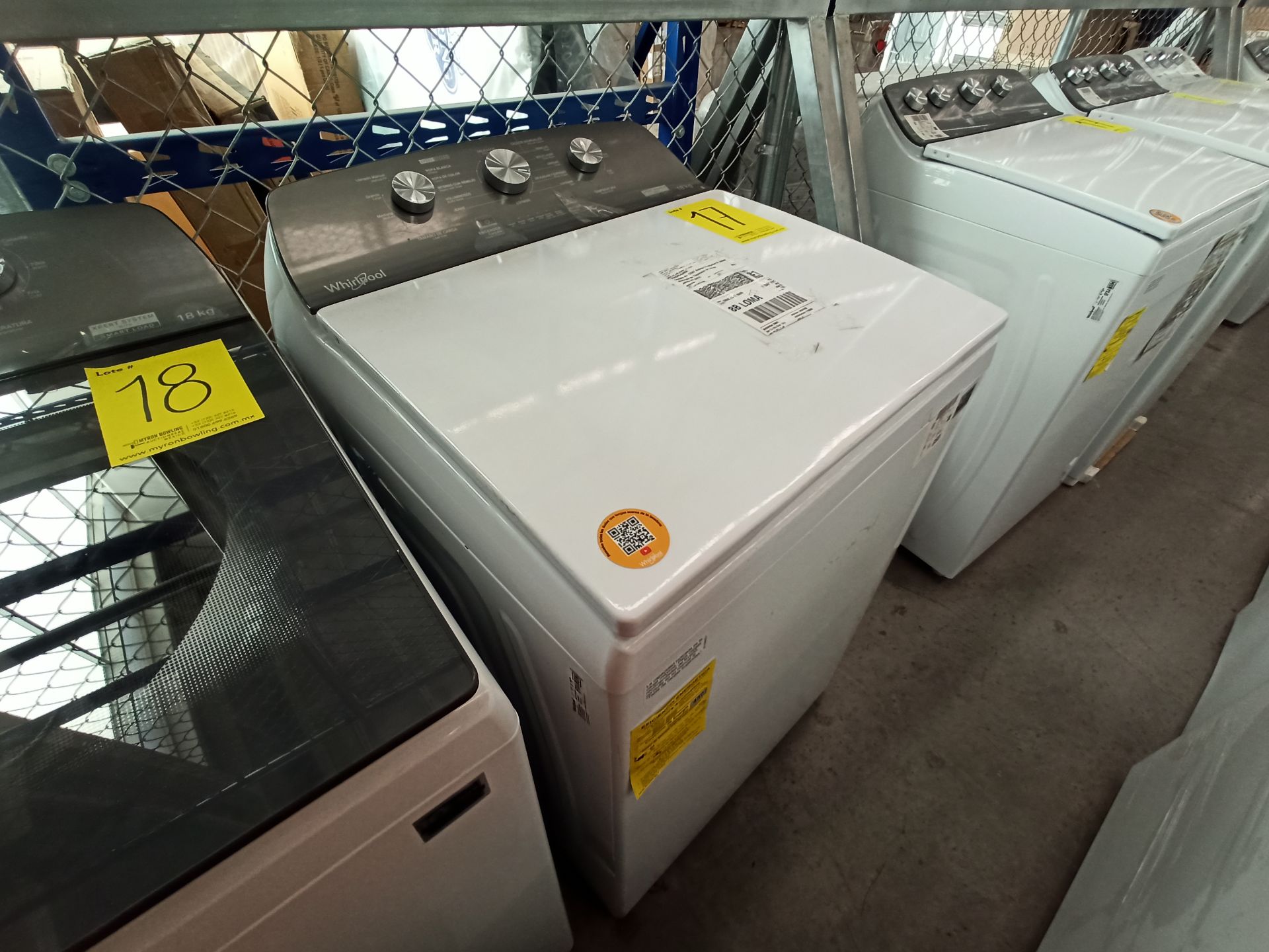 Lote de 2 Lavadoras contiene: 1 Lavadora de 20 KG Marca WHIRLPOOL, Modelo 8MWTW2024MJM0, Serie HLB3 - Image 13 of 18