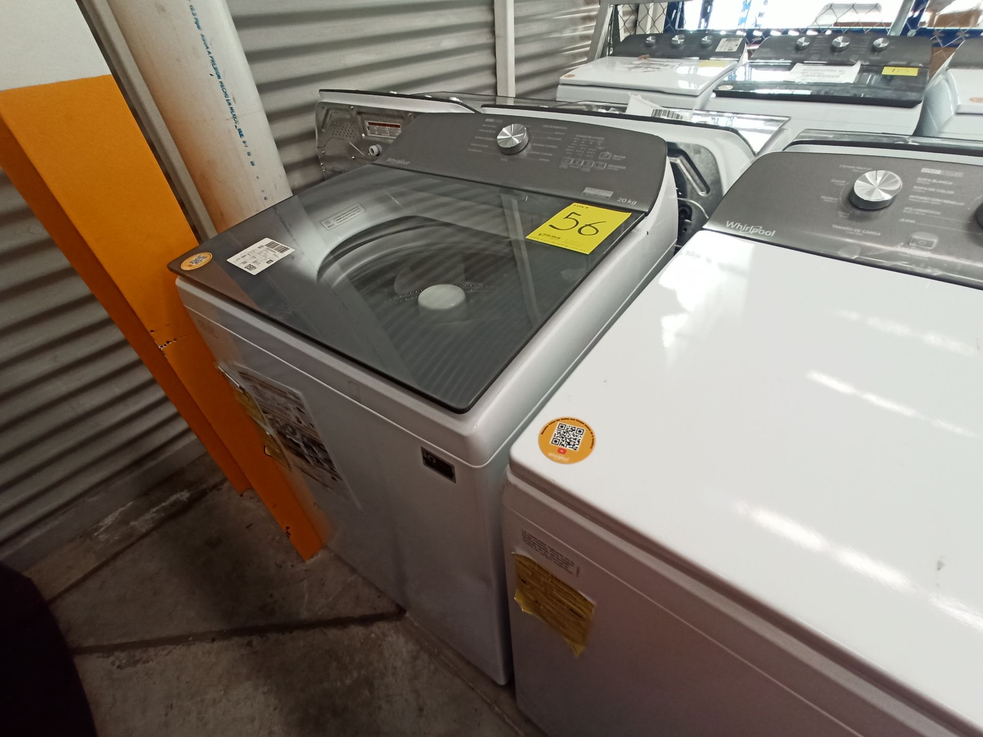 Lote de 2 lavadoras contiene: 1 Lavadora de 20 KG Marca WHIRLPOOL, Modelo 8MWTW2031WJM0, Serie HLB1 - Image 10 of 16