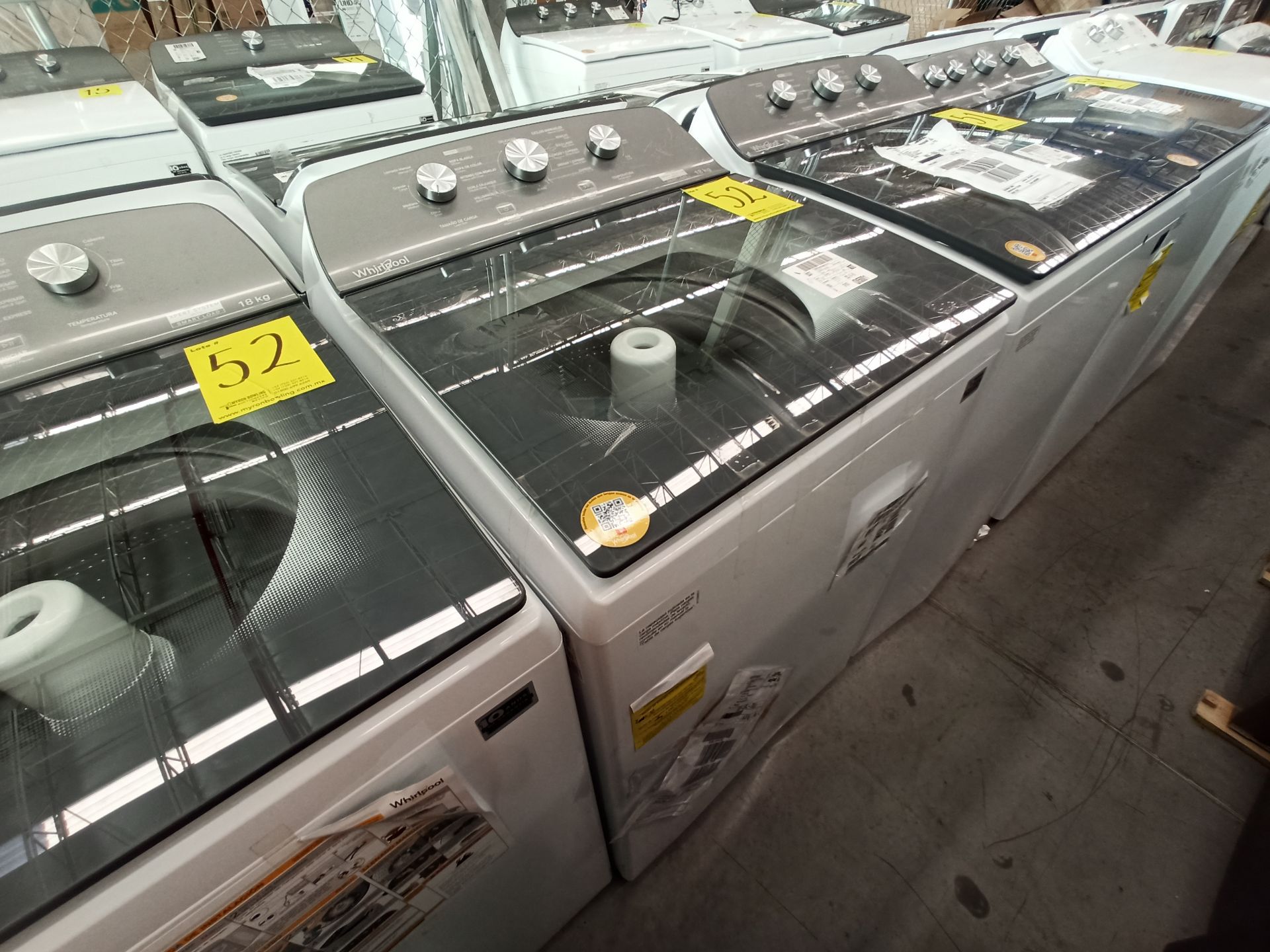 Lote de 2 lavadoras contiene: 1 Lavadora de 18 KG Marca WHIRLPOOL, Modelo 8MWTW1823WJM0, Serie HLB1 - Image 7 of 18