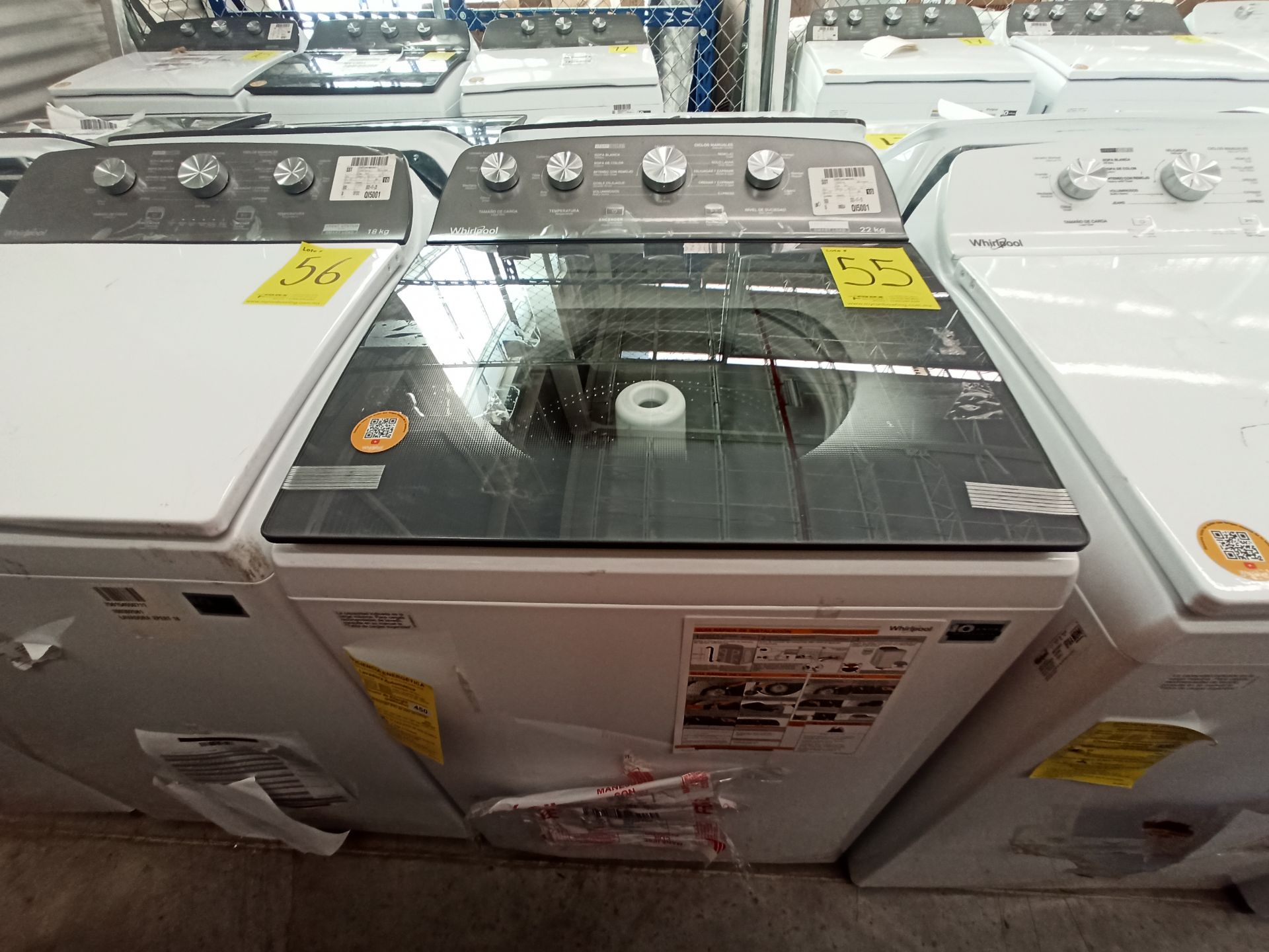 Lote de 2 lavadoras contiene: 1 Lavadora de 22 KG Marca WHIRLPOOL, Modelo 8MWTW2224JWM0, Serie HLB0 - Image 10 of 17