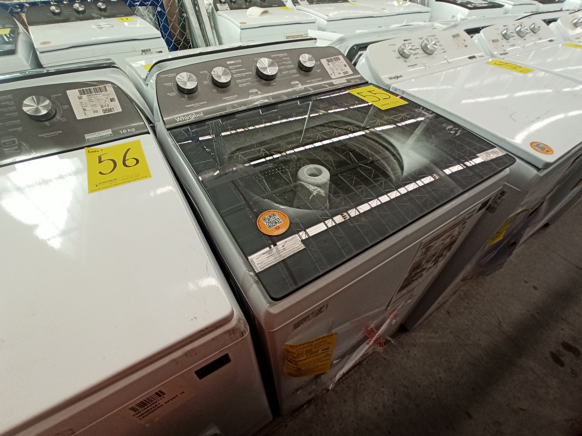 Lote de 2 lavadoras contiene: 1 Lavadora de 22 KG Marca WHIRLPOOL, Modelo 8MWTW2224JWM0, Serie HLB0 - Image 14 of 17