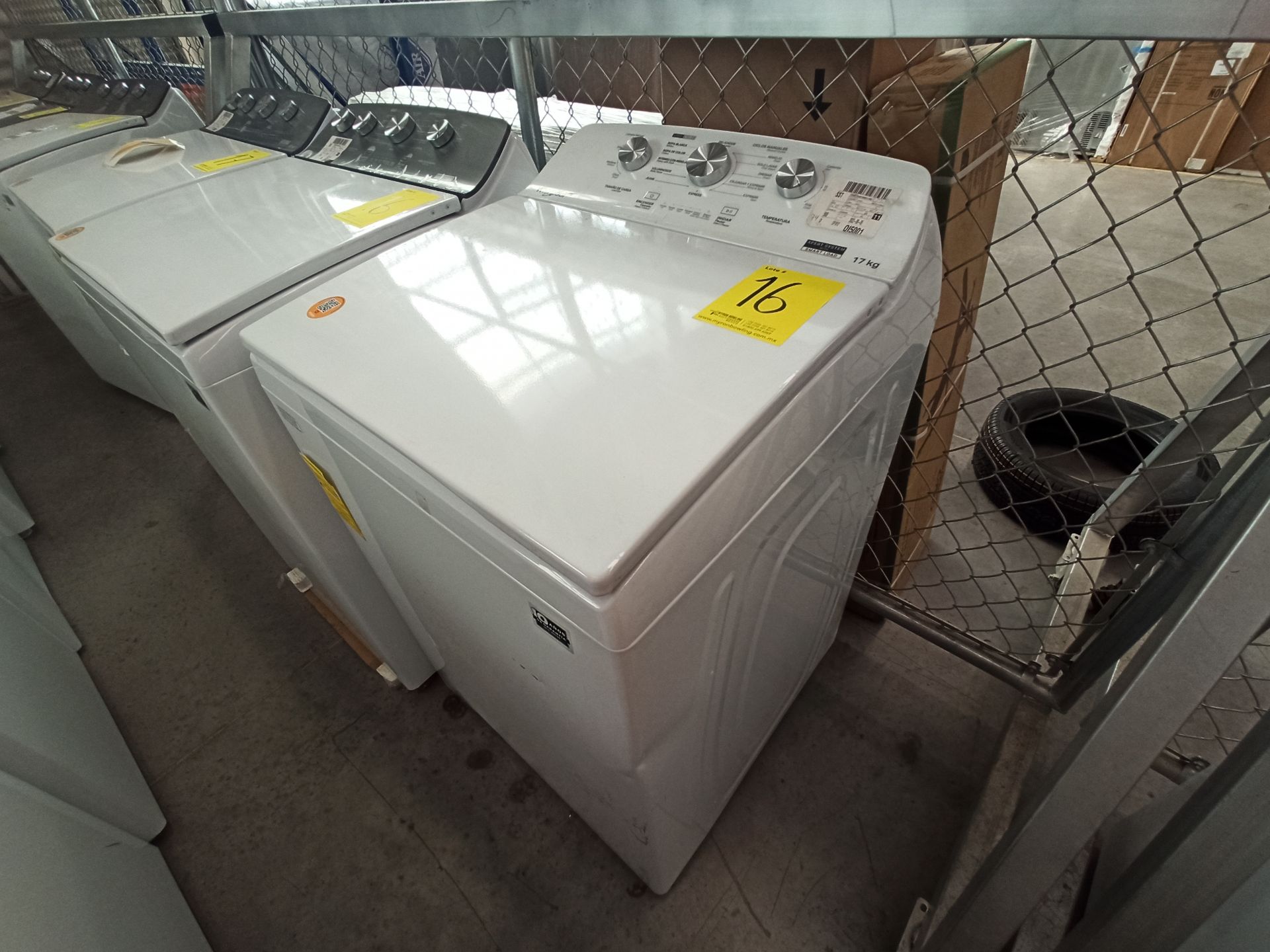 Lote de 2 Lavadoras contiene: 1 Lavadora de 19 KG Marca WHIRLPOOL, Modelo 8MWTW1913MJM0, Serie HLB2 - Image 4 of 14