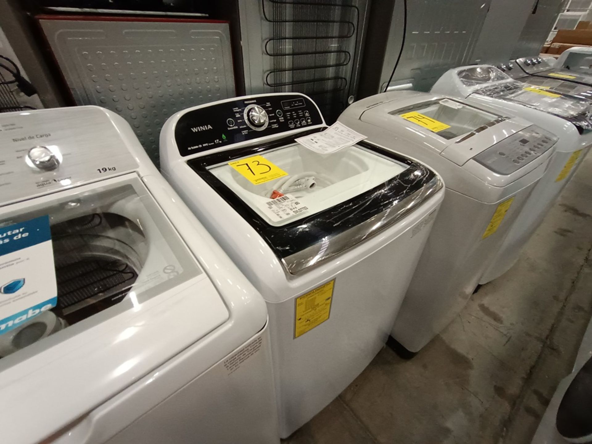 Lote de 2 Lavadoras contiene: 1 lavadora de 19 kg Marca MABE, Modelo LMA79113VBAB03, Serie S73629, - Image 14 of 18