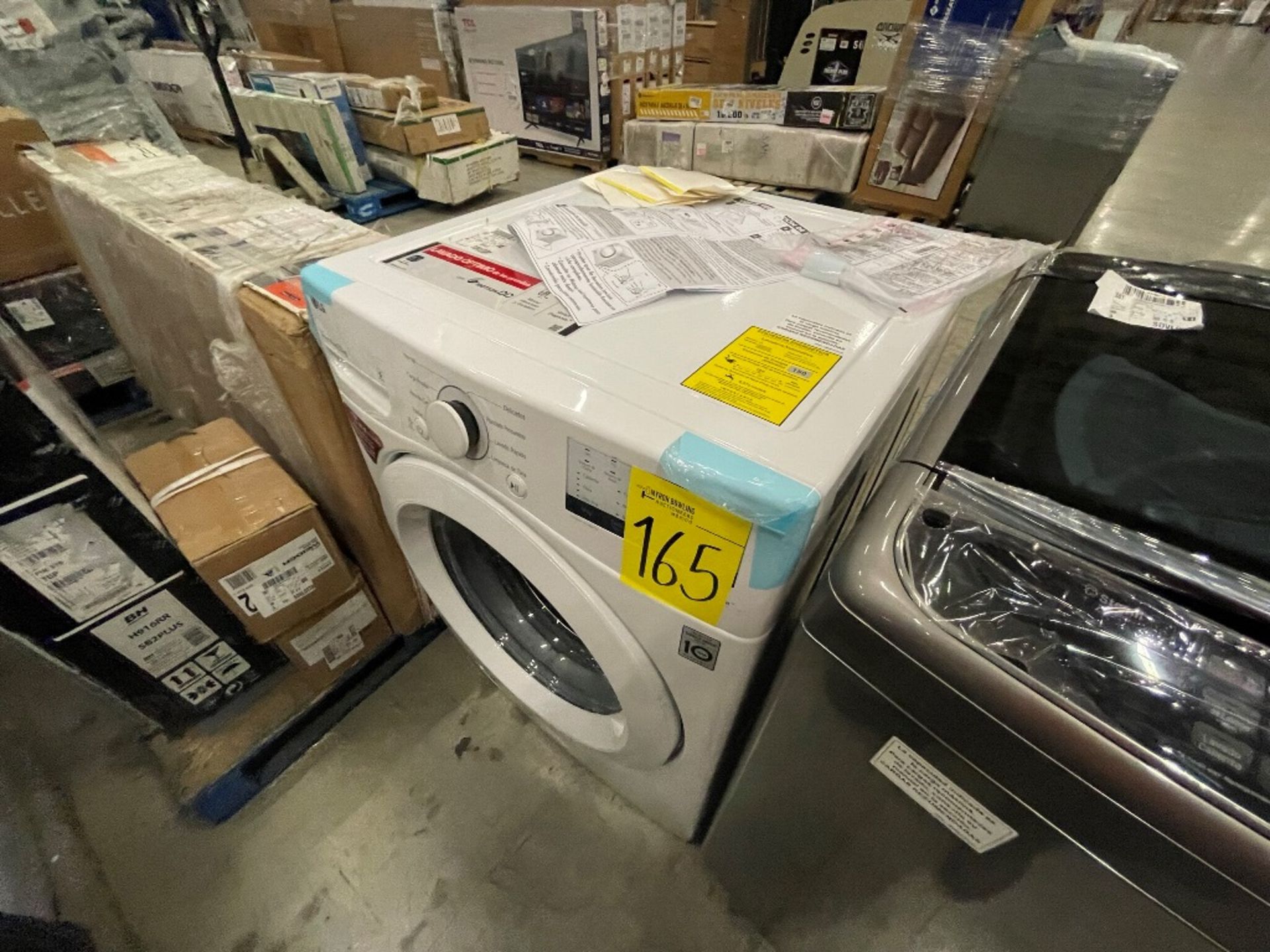 Lote de 2 lavadoras contiene: 1 lavadora de 22 kg Marca LG, Modelo WT22VSS6H, Serie R1S526, Color G - Image 11 of 16