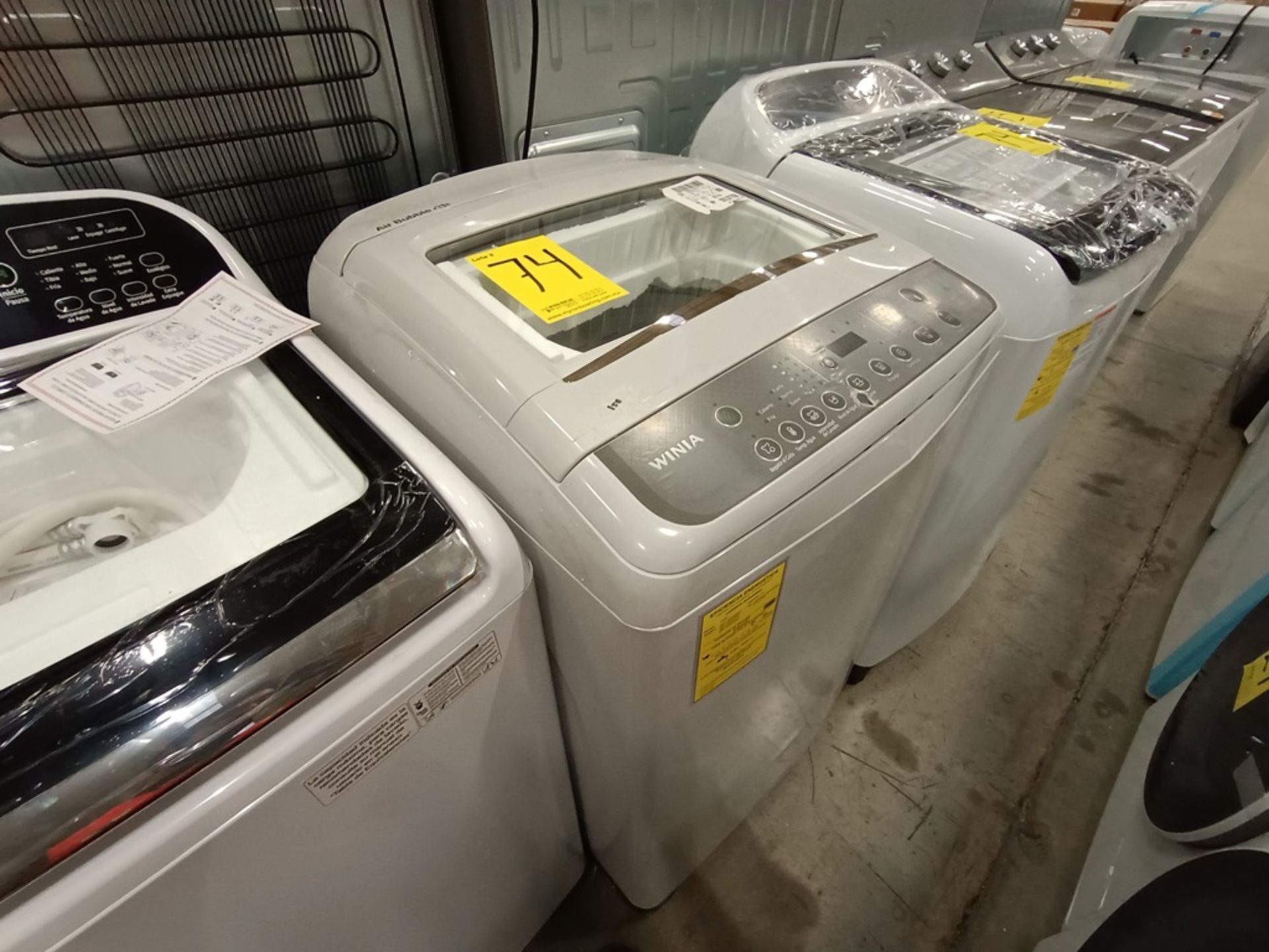 Lote de 2 Lavadoras contiene: 1 lavadora de 19 kg Marca SAMSNG, Modelo WA19T6260BW, Serie 02627X, C - Image 5 of 18