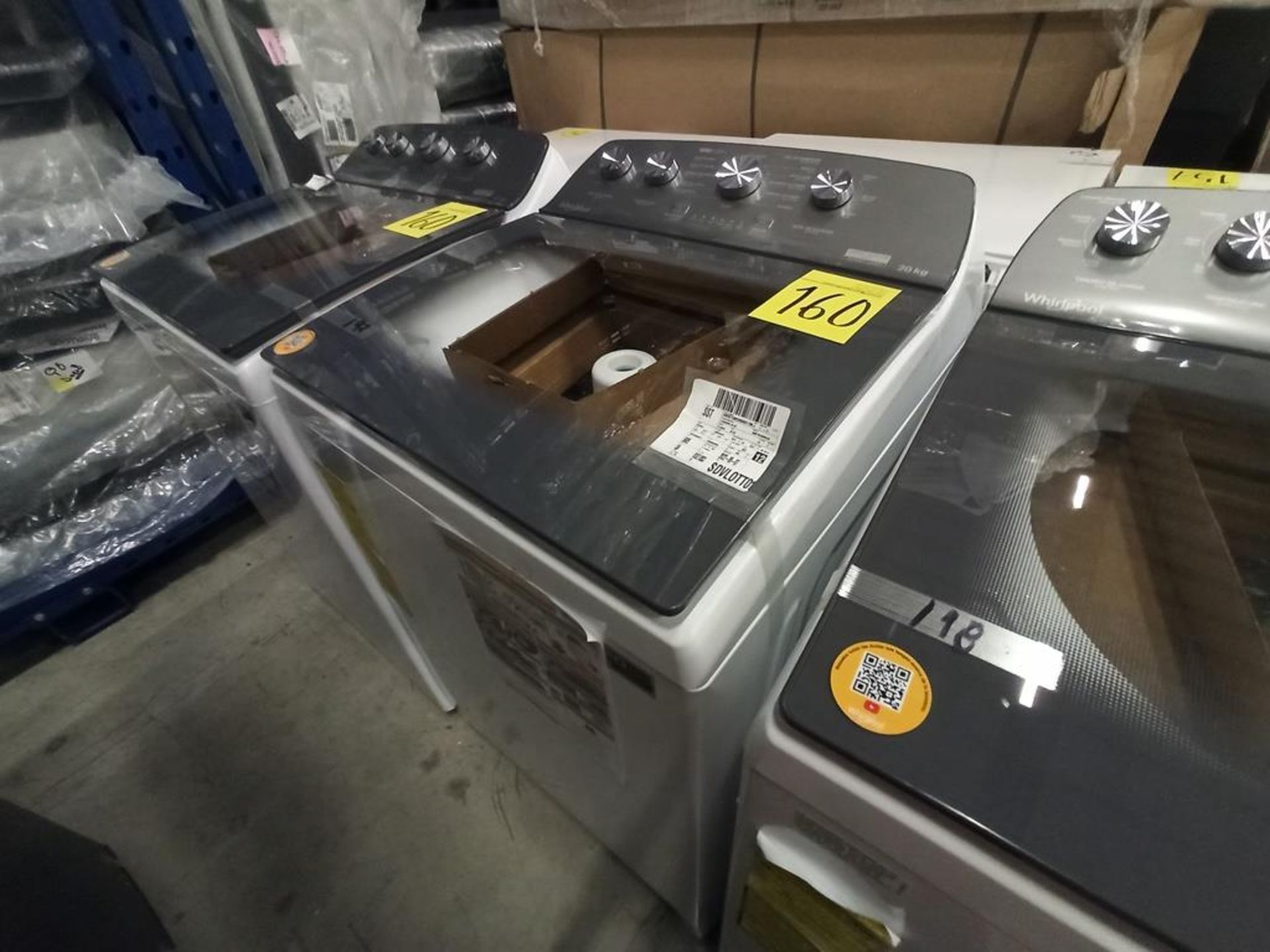 Lote de 2 lavadoras contiene: 1 lavadora de 20 kg Marca WHIRPOOL, Modelo 8MWTW2024WJM0, Serie HLB39 - Image 15 of 17