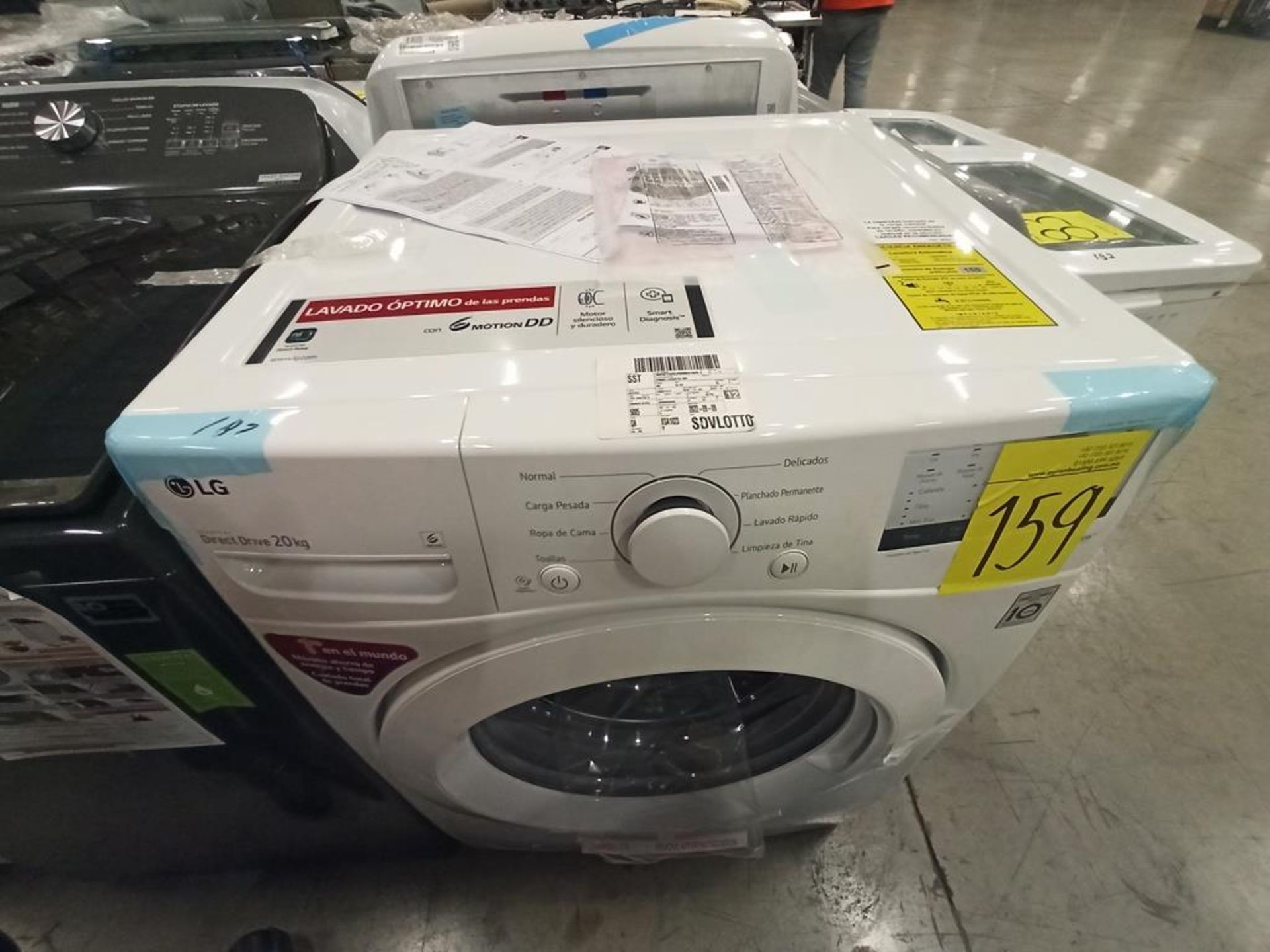 Lote de 2 lavadoras contiene: 1 lavadora de 24kg Marca WHIRPOOL, Modelo 8MWTWLA41WJG0, SerieHLB3888 - Image 10 of 18