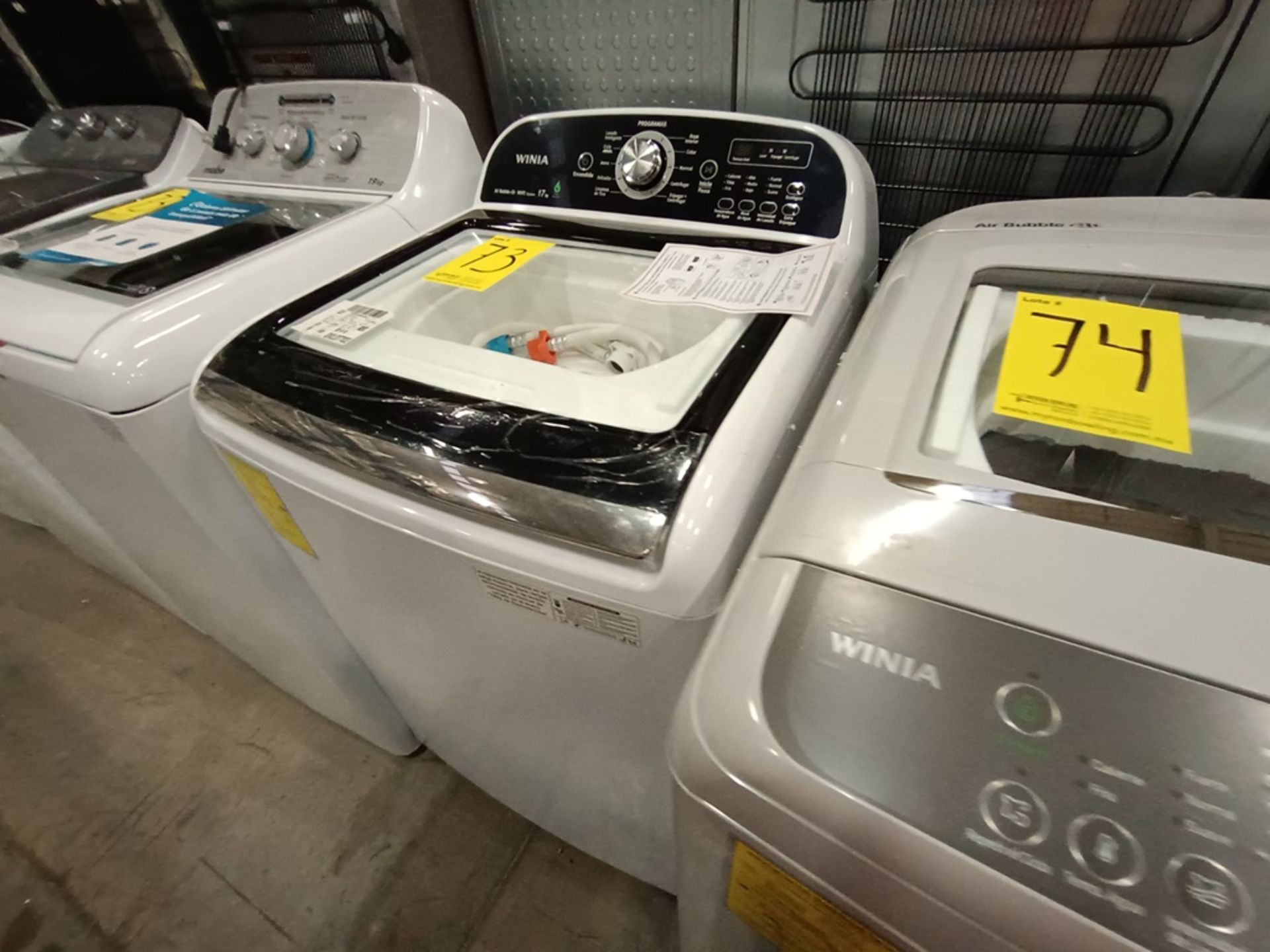 Lote de 2 Lavadoras contiene: 1 lavadora de 19 kg Marca MABE, Modelo LMA79113VBAB03, Serie S73629, - Image 12 of 18