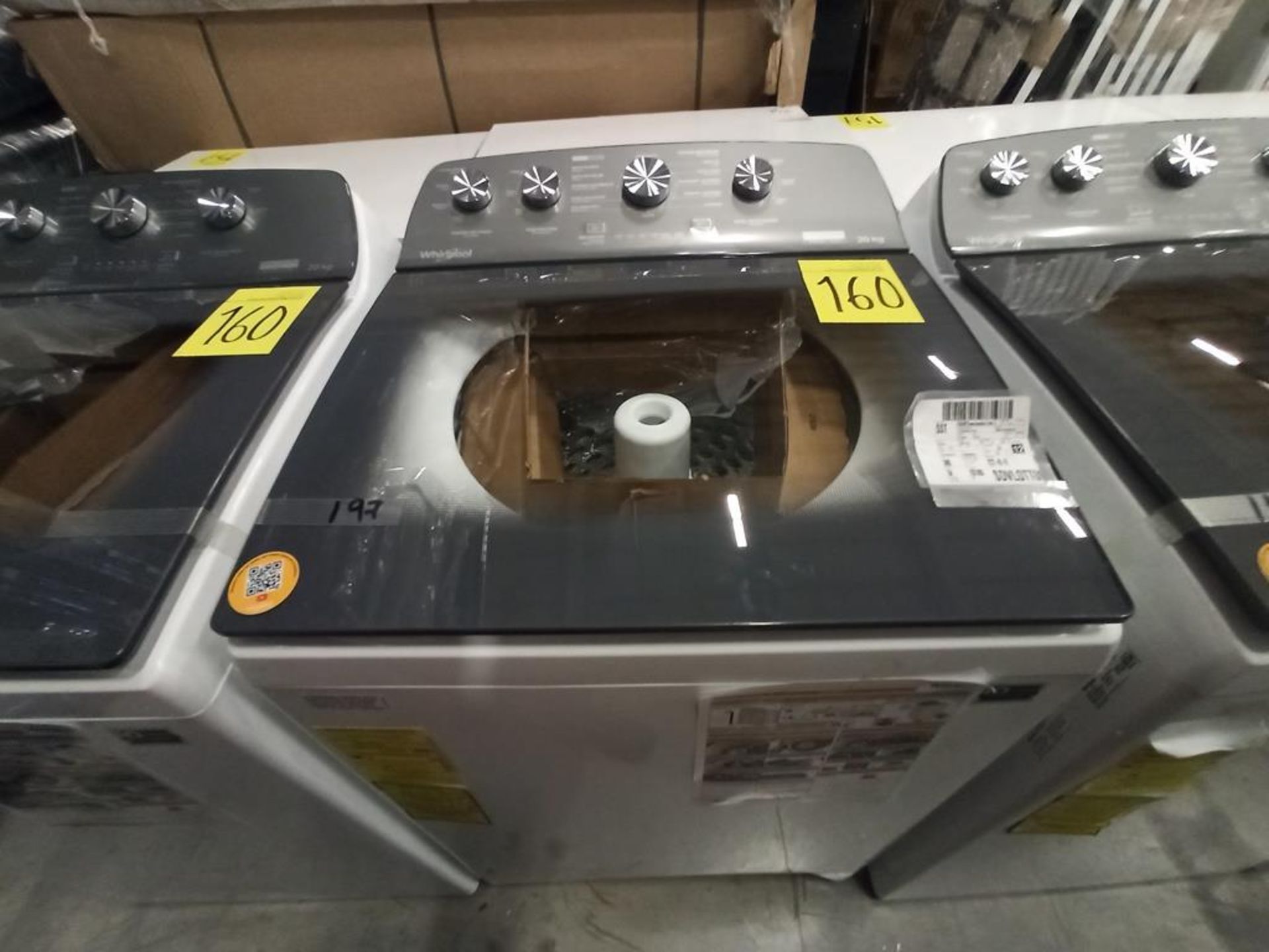 Lote de 2 lavadoras contiene: 1 lavadora de 20 kg Marca WHIRPOOL, Modelo 8MWTW2024WJM0, Serie HLB39 - Image 10 of 17