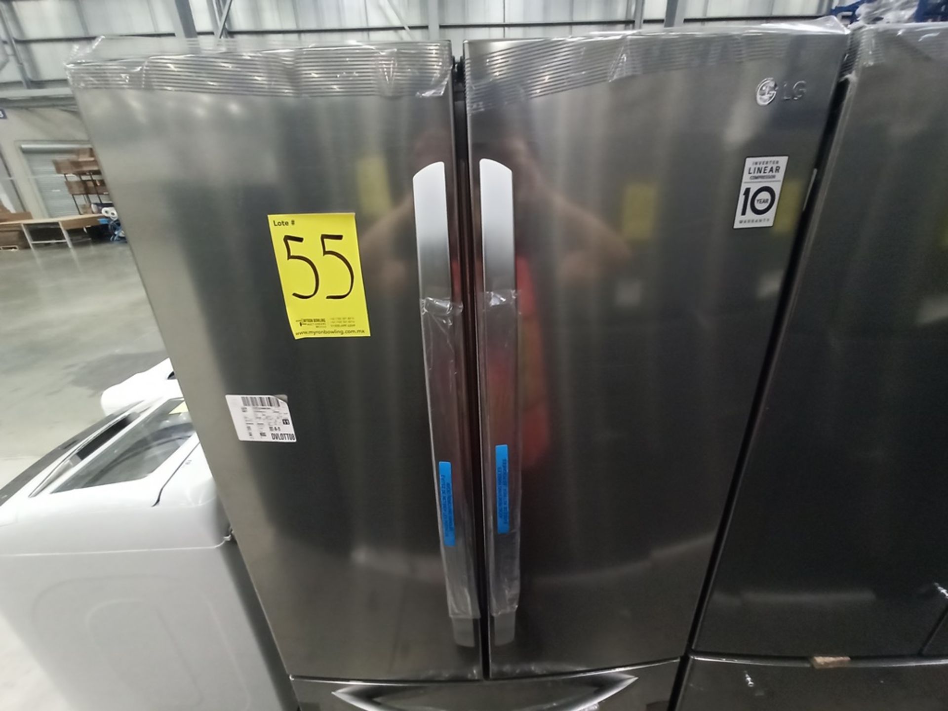 1 Refrigerador Marca LG, Modelo LM65BGSK, Serie A06674, Color GRIS, LB-612024, No se Asegura su fun