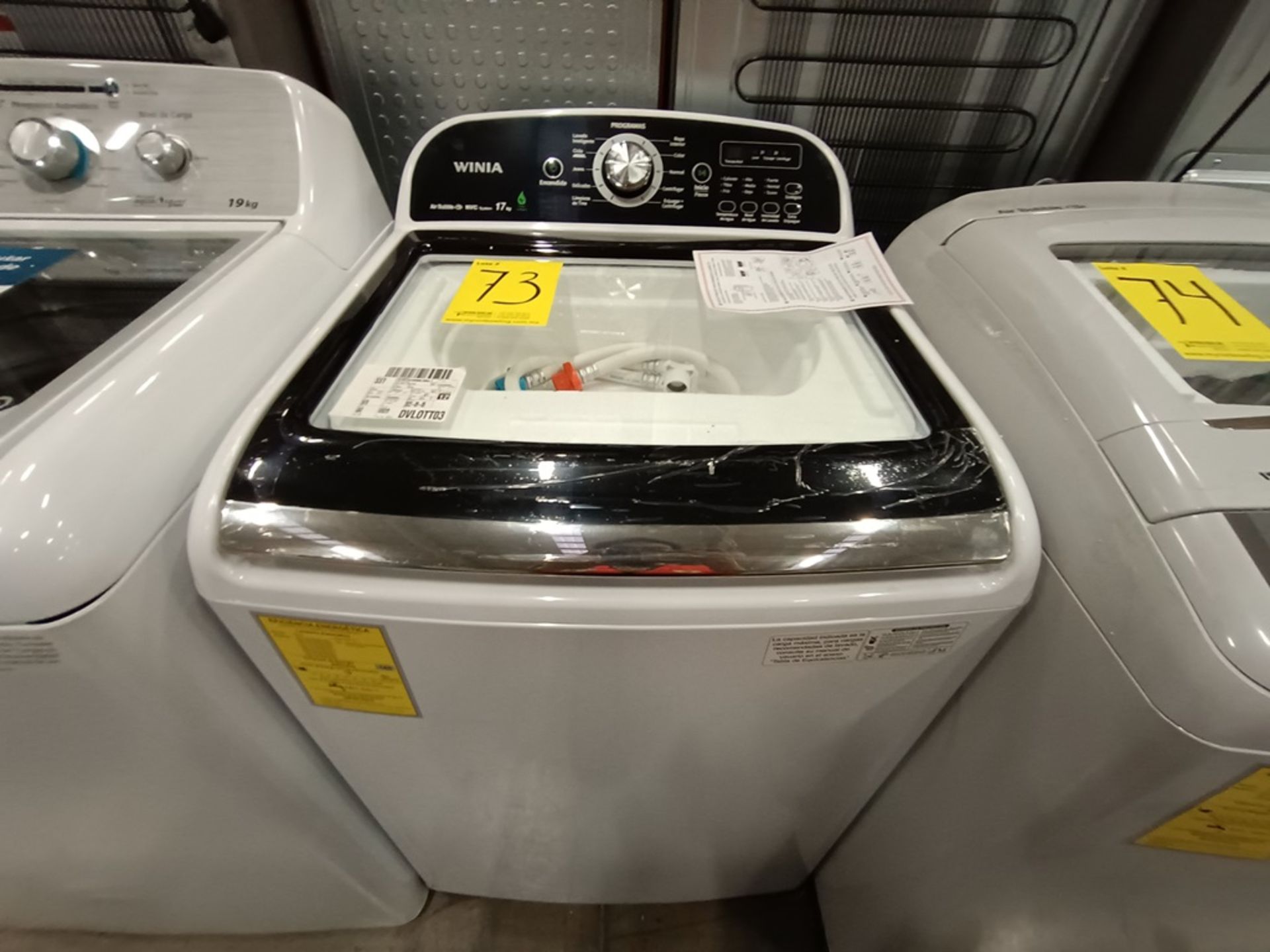 Lote de 2 Lavadoras contiene: 1 lavadora de 19 kg Marca MABE, Modelo LMA79113VBAB03, Serie S73629, - Image 10 of 18