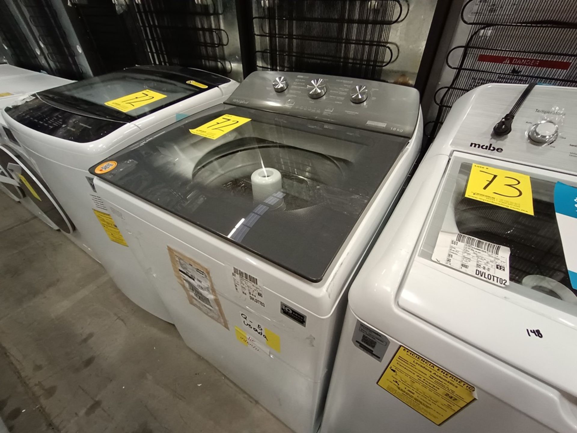 Lote de 2 Lavadoras contiene: 1 lavadora de 19 kg Marca LG, Modelo WT19WSBP, Serie C0X558, Color Bl - Image 13 of 18