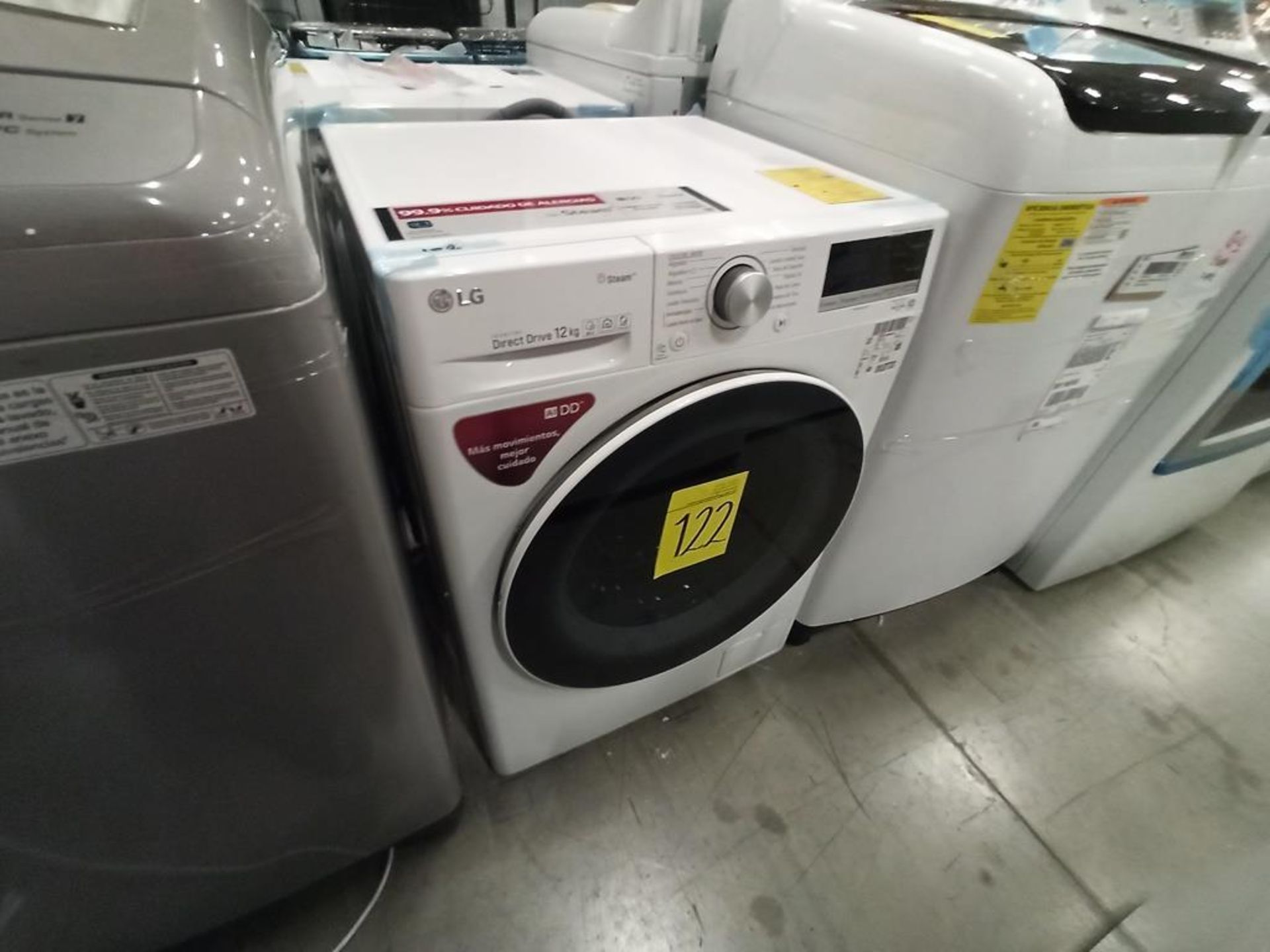 Lote de 2 Lavadoras contiene: 1 lavadora de 18 kg Marca WINIA, Modelo DWFDG361AGG1, Serie 250122, C - Image 12 of 18