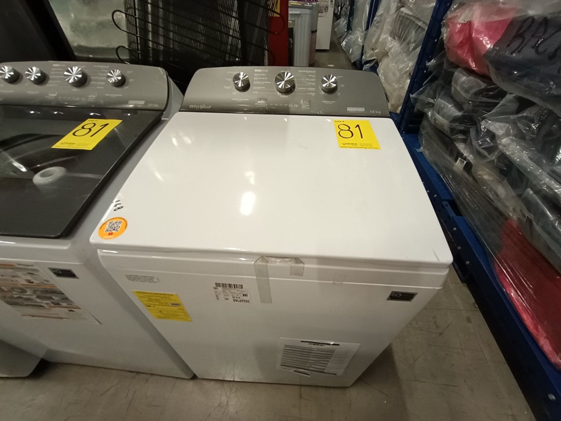 Lote de 2 Lavadoras contiene: 1 lavadora de 22 kg Marca WHIRPOOL, Modelo 8MWTW2224WJM0, Serie HLB40 - Image 11 of 19