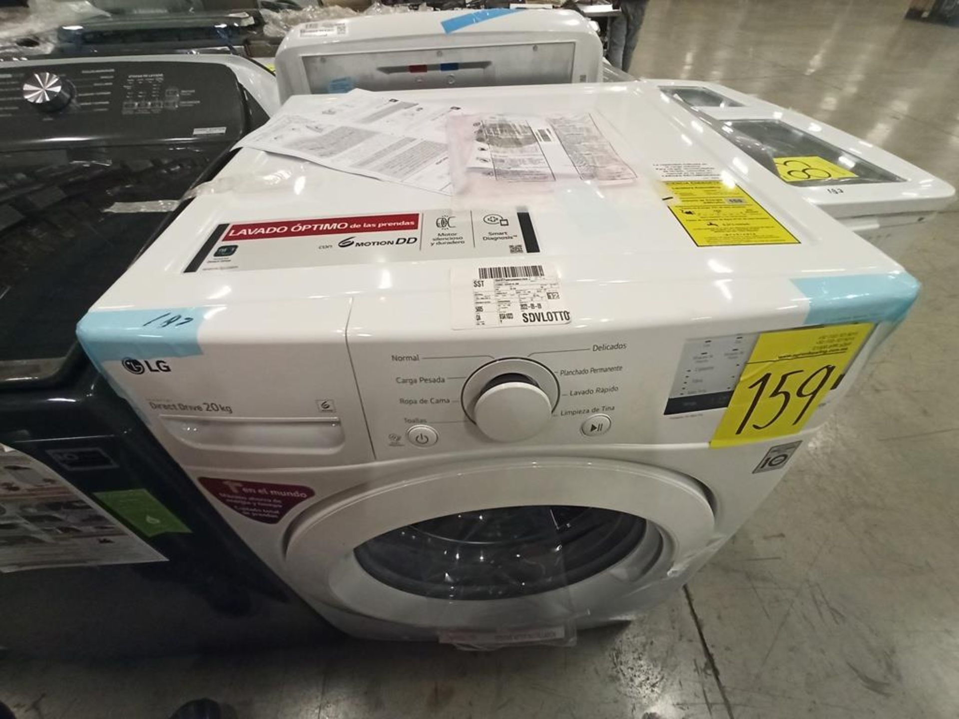 Lote de 2 lavadoras contiene: 1 lavadora de 24kg Marca WHIRPOOL, Modelo 8MWTWLA41WJG0, SerieHLB3888 - Image 11 of 18