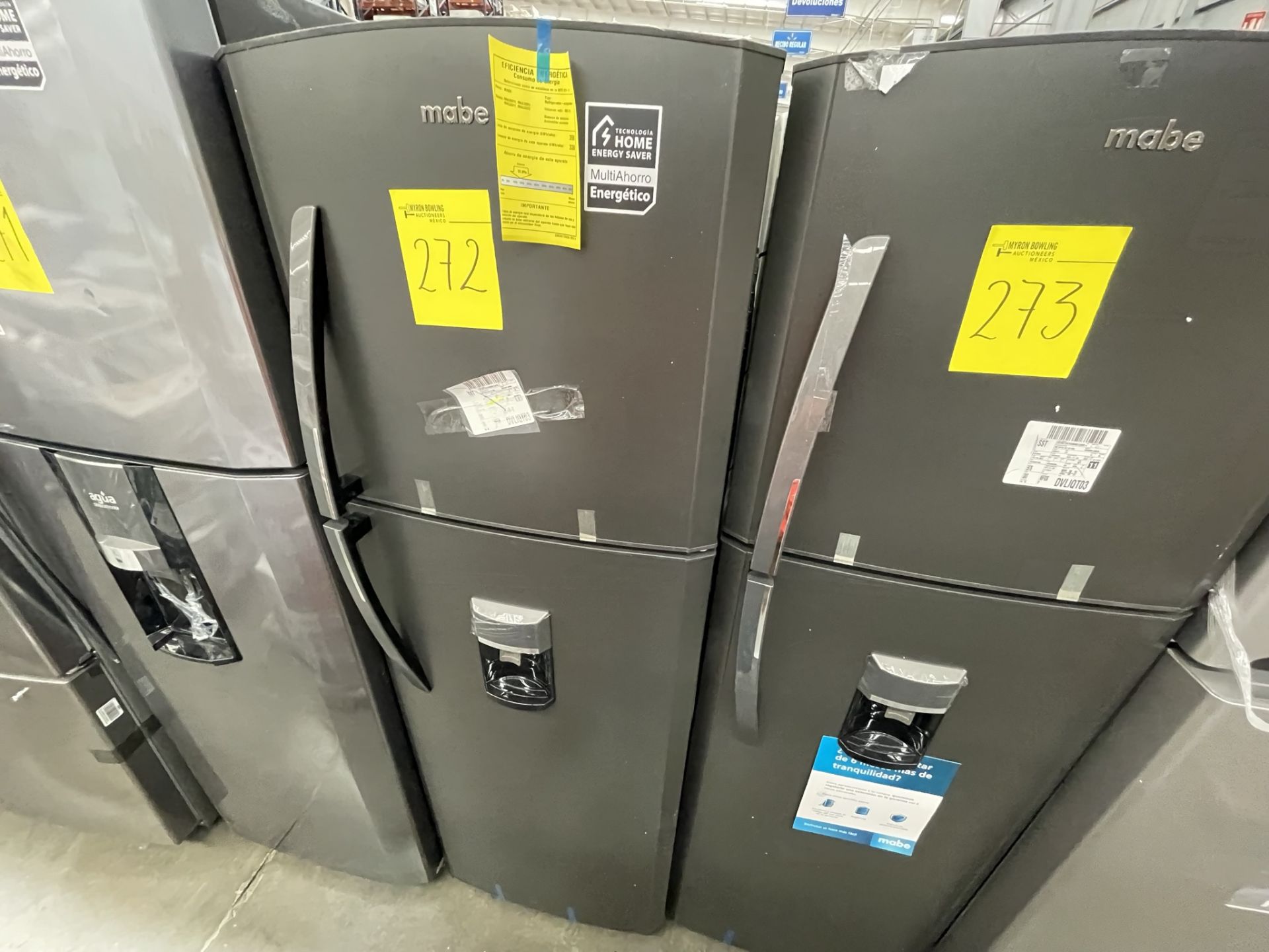 (EQUIPO NUEVO) 1 Refrigerador Con Dispensador De Agua Marca MABE, Modelo RMA300FJMRDA, Serie 2210P7 - Image 6 of 8