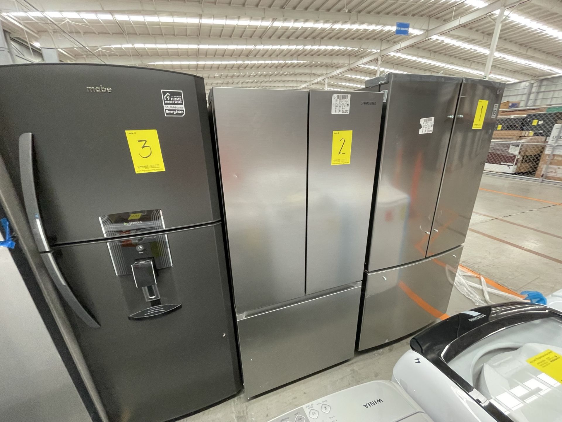 (EQUIPO NUEVO) 1 Refrigerador Marca SAMSUNG, Modelo RF22A401059, Serie 00259W, Color GRIS, LB-62158 - Image 3 of 9