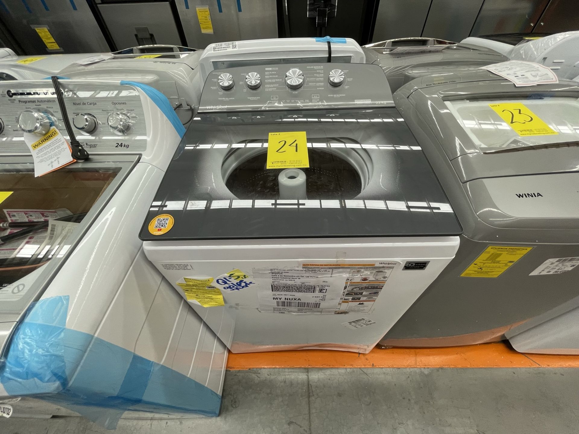 (EQUIPO NUEVO) 1 Lavadora De 22 Kg, Marca Whirlpool, Modelo 8MWTW2224WJM0, No De Serie HLB4113621, - Image 5 of 8