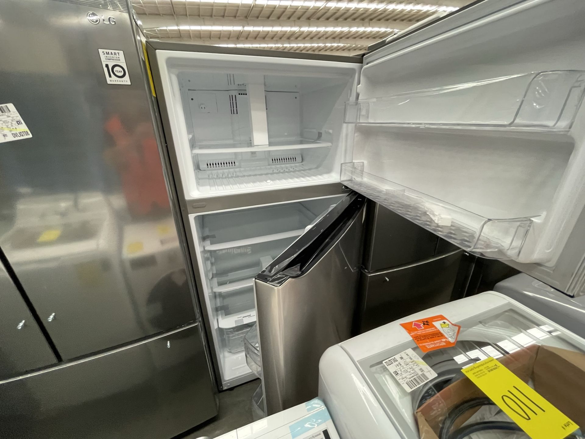 (EQUIPO NUEVO) 1 Refrigerador Marca LG, Modelo GT24BS, Serie V1C601, Color GRIS, LB-619781; (Nuevo, - Image 9 of 10