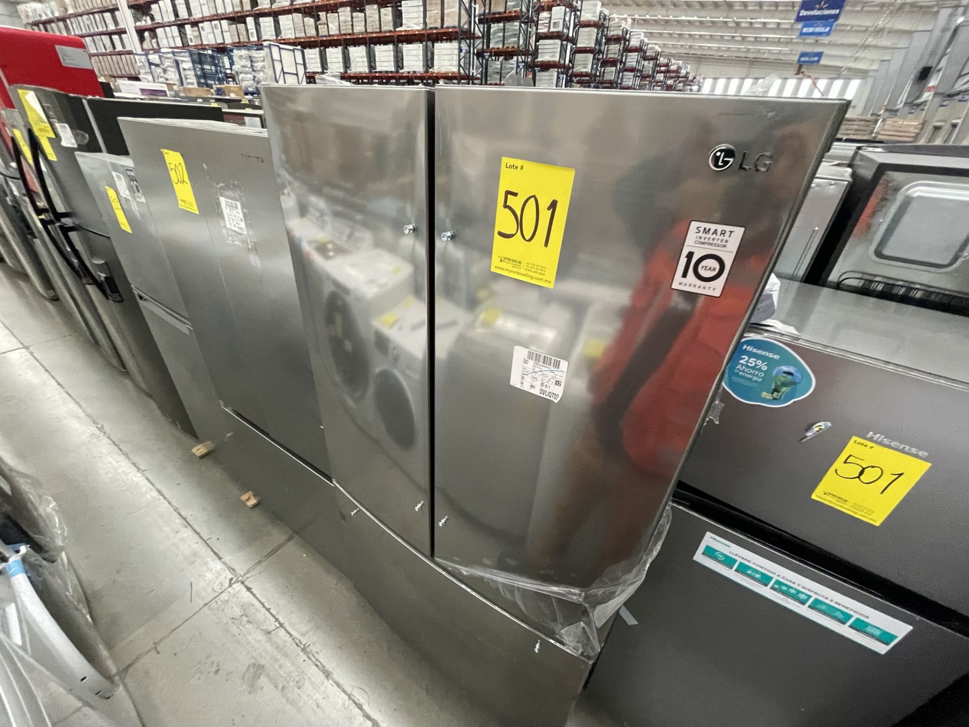 (EQUIPO NUEVO) Lote De 2 Refrigeradores Contiene: 1 Refrigerador Marca LG, Modelo GM29BP, Serie208M - Image 4 of 16