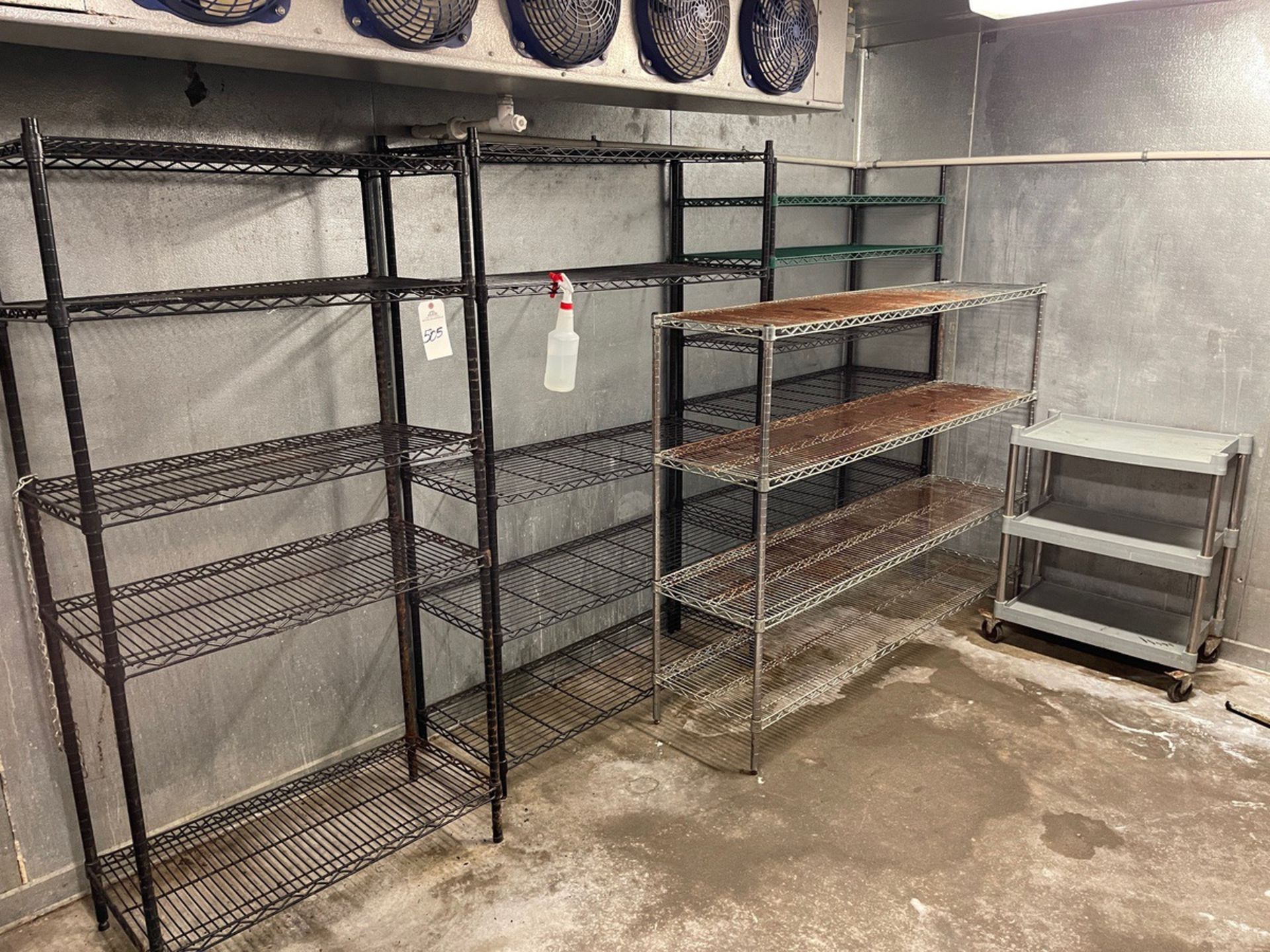 Lot of Wiring Shelving and Cart | Rig Fee $50